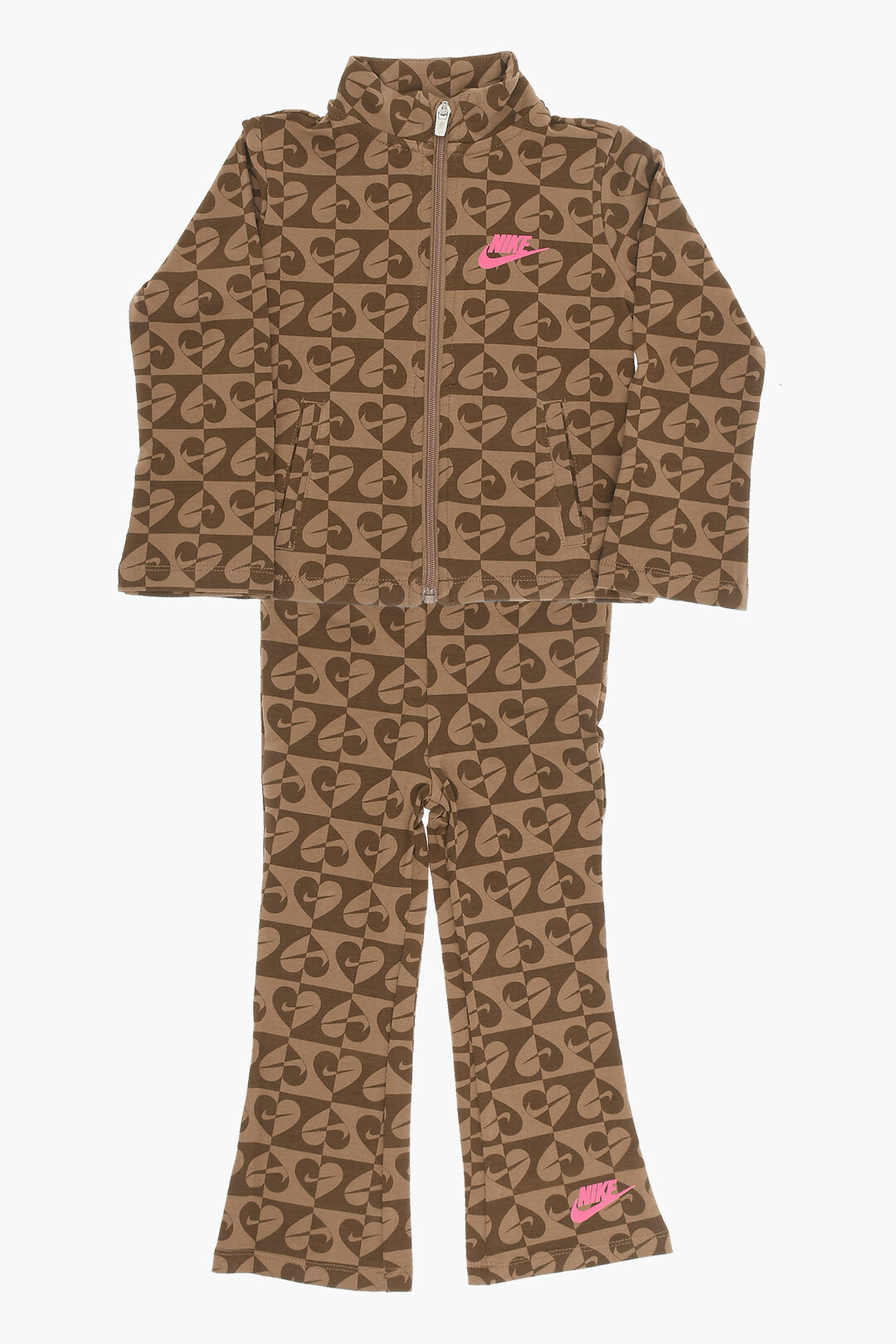 Nike KIDS 1500~All-Over Printed Sweatshirt And Flared Pants Set