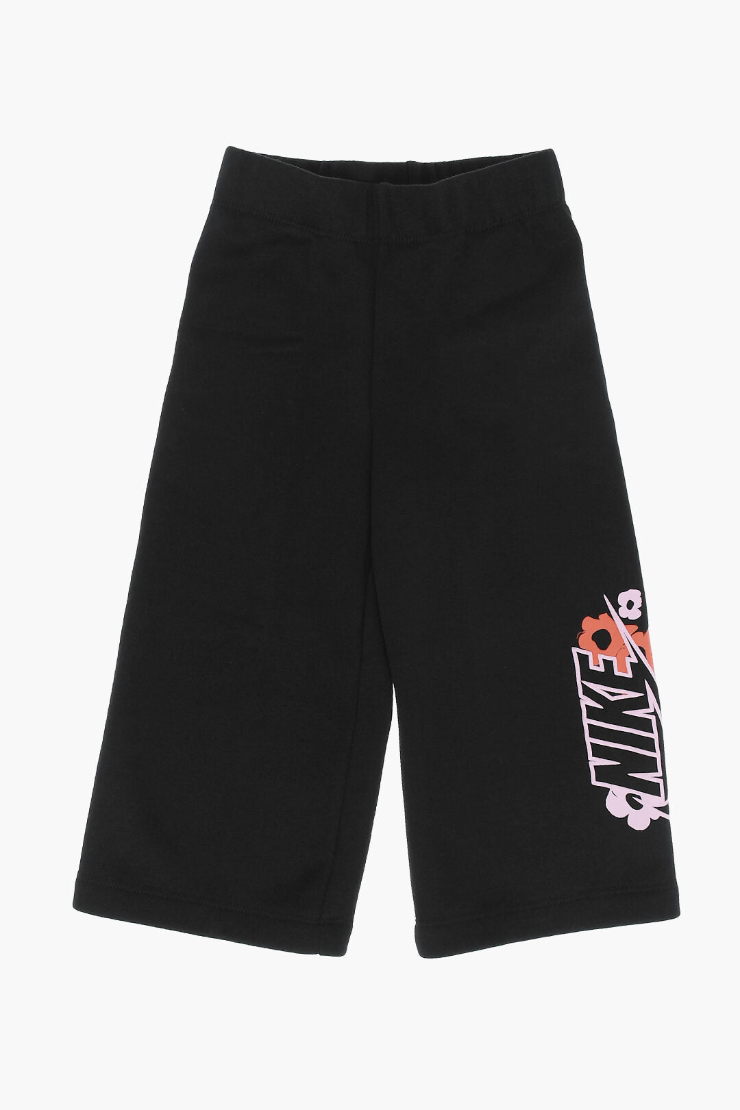 Nike KIDS 1500~Brushed Cotton-Blend Wide-Leg Trousers with Elastic Waist