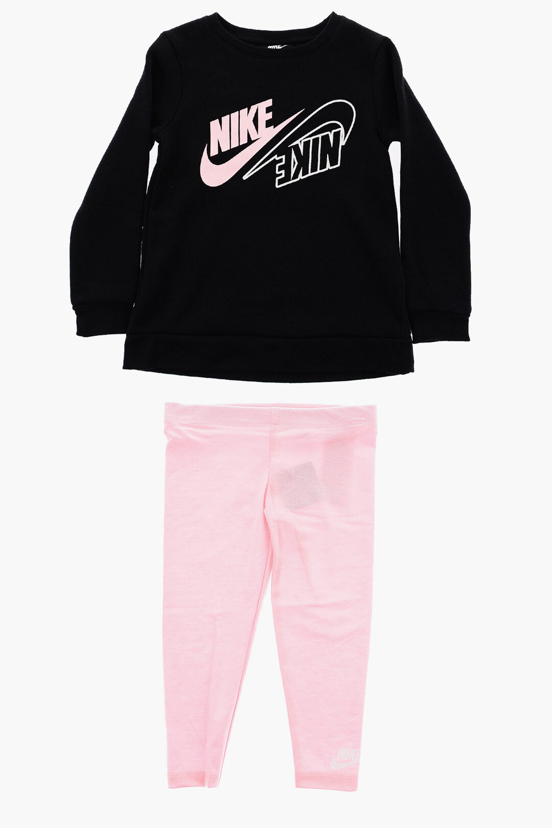 Nike KIDS 1500~Fleece Cotton Crewneck Sweatshirt and Leggings Set