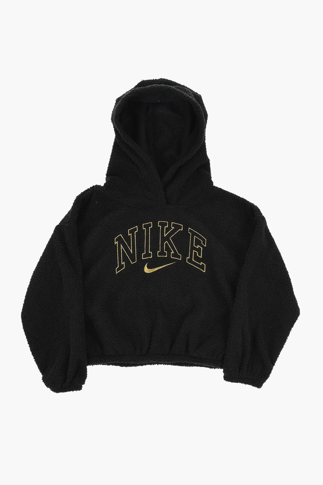 Nike KIDS 1500~Set SWOOSH SPIRIT Cotton Terry Sweatshirt And Joggers With Gold Embroidery