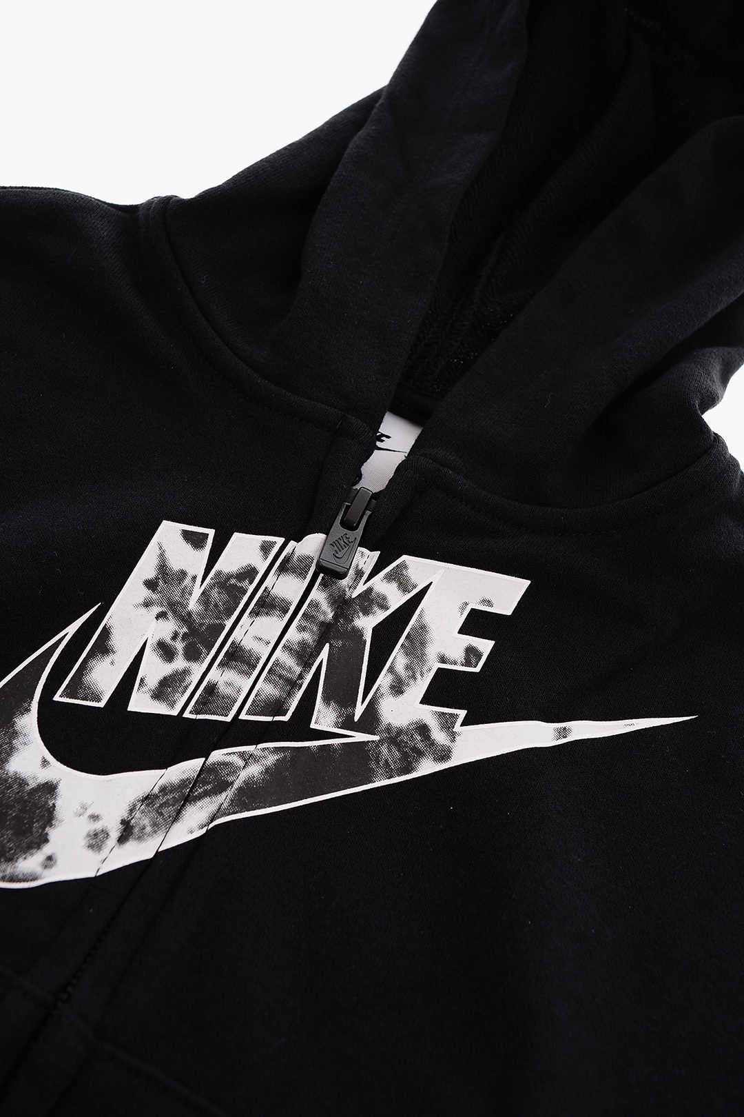 Nike KIDS 1500~Solid-Color Hooded Sweatshirt with Zip Closure, view 2