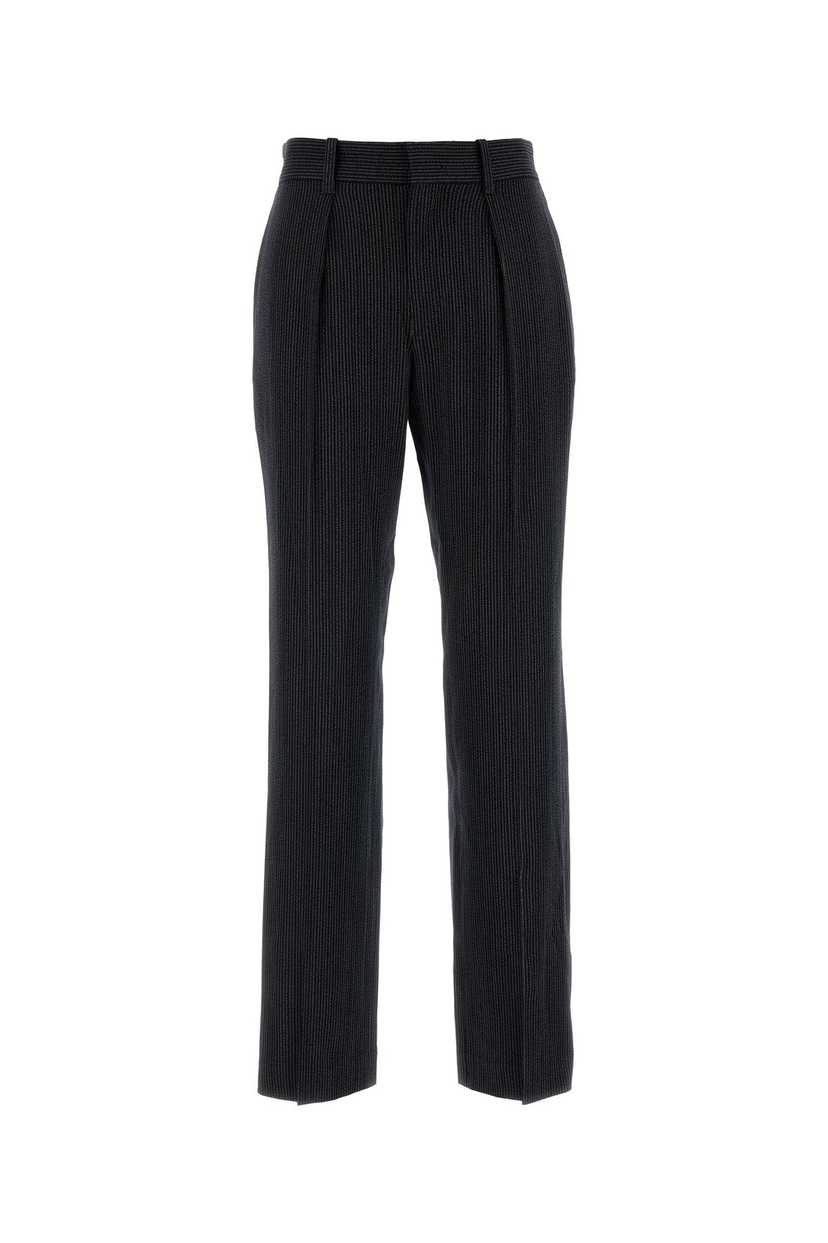 Isabel Marant Pantalone in misto lana stretch ricamato