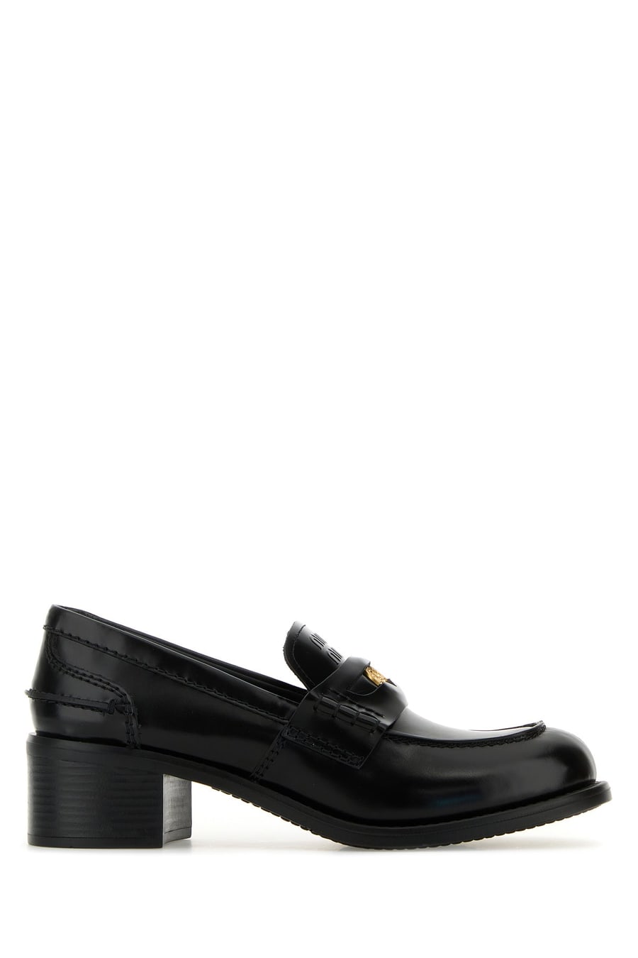 Miu Miu Mocassini in pelle nera