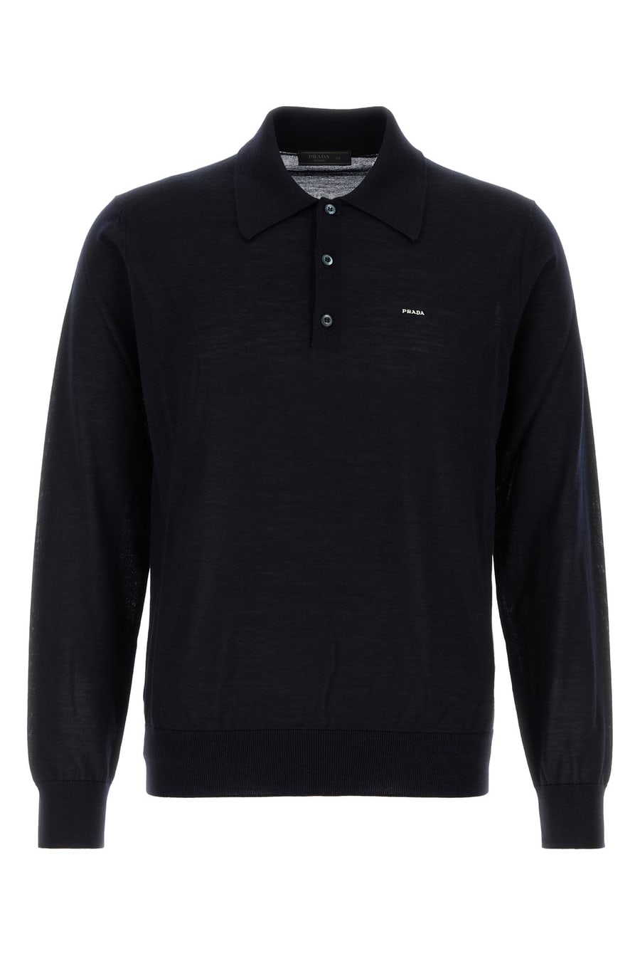 Prada Polo in lana blu notte