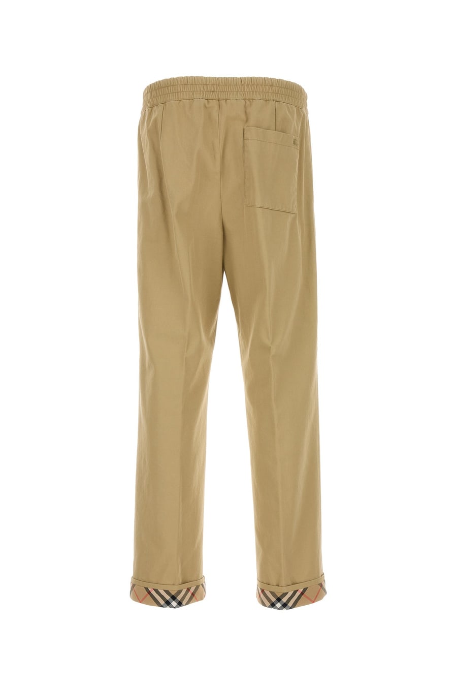 Burberry Pantalone in twill biege, view 2