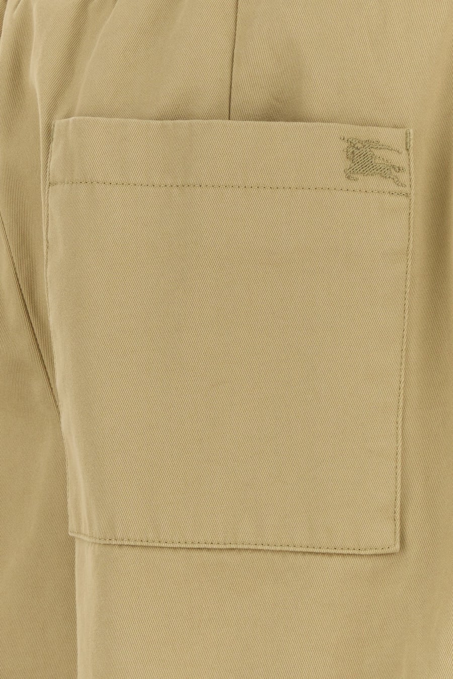 Burberry Pantalone in twill biege, view 3