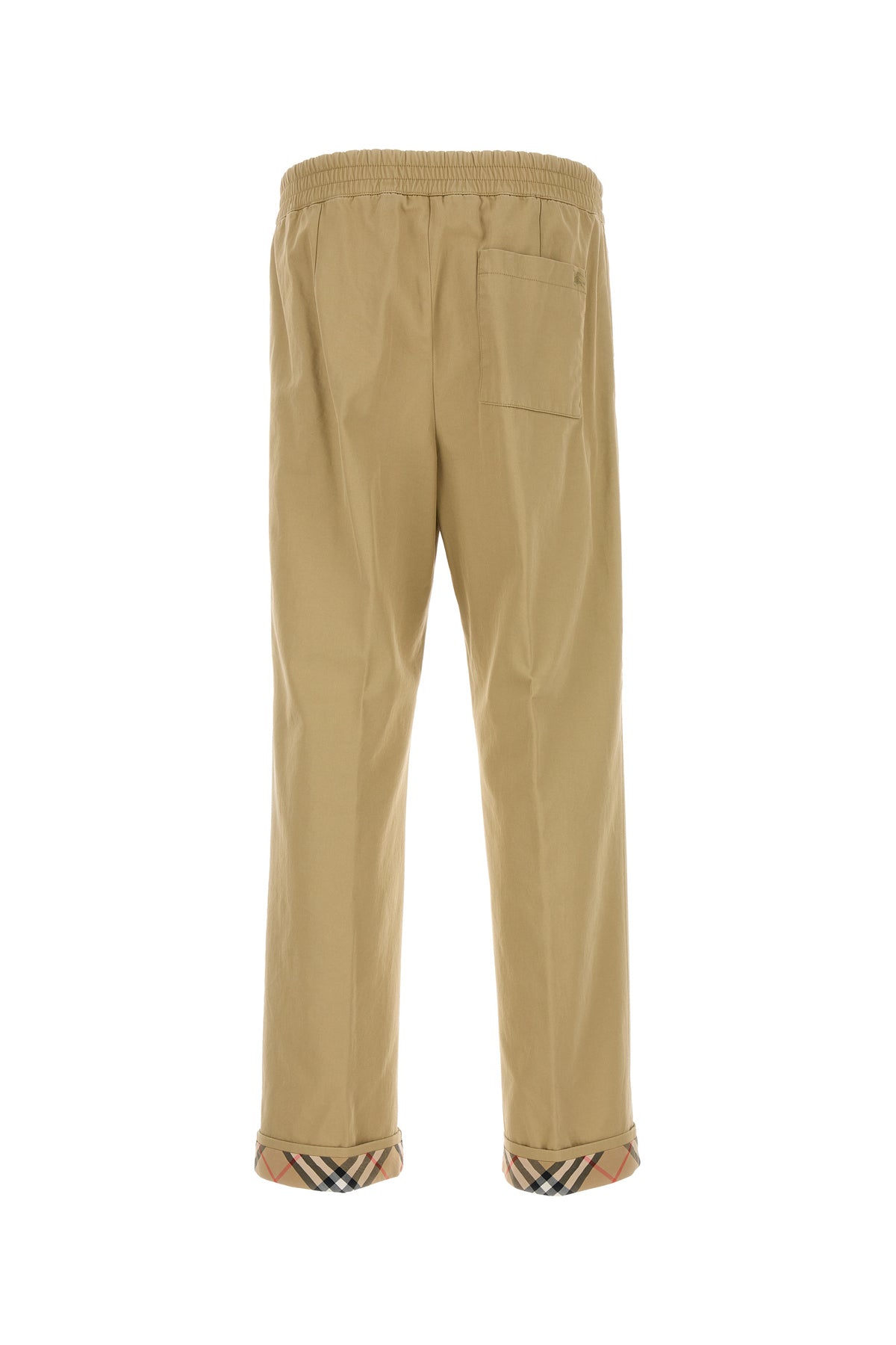 Burberry Pantalone in twill biege, view 2