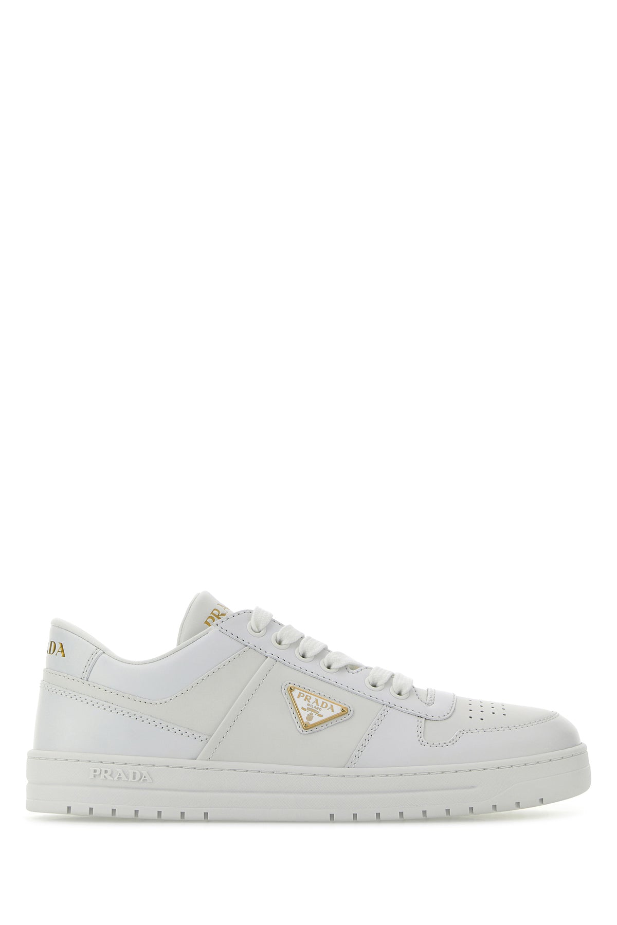 Prada Sneakers Downtown in pelle bianca