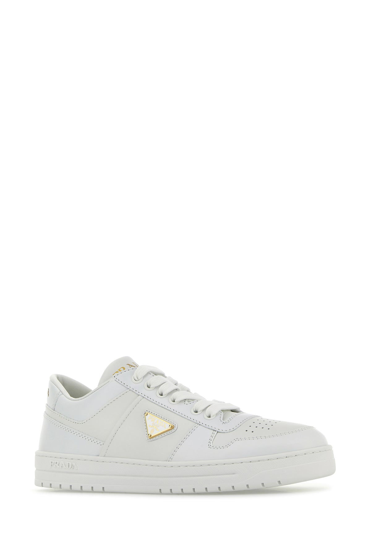 Prada Sneakers Downtown in pelle bianca, view 2