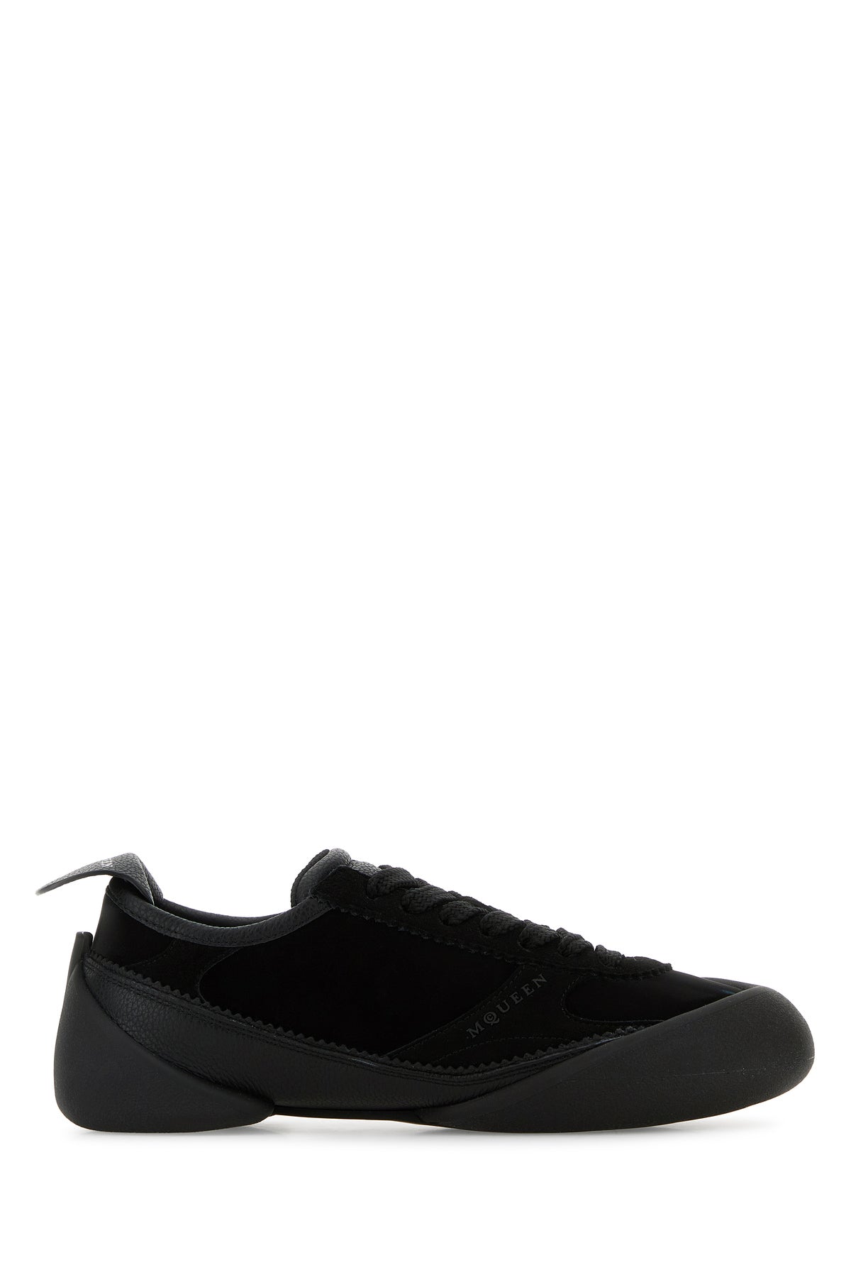 Alexander McQueen Sneakers nere in tela e pelle scamosciata