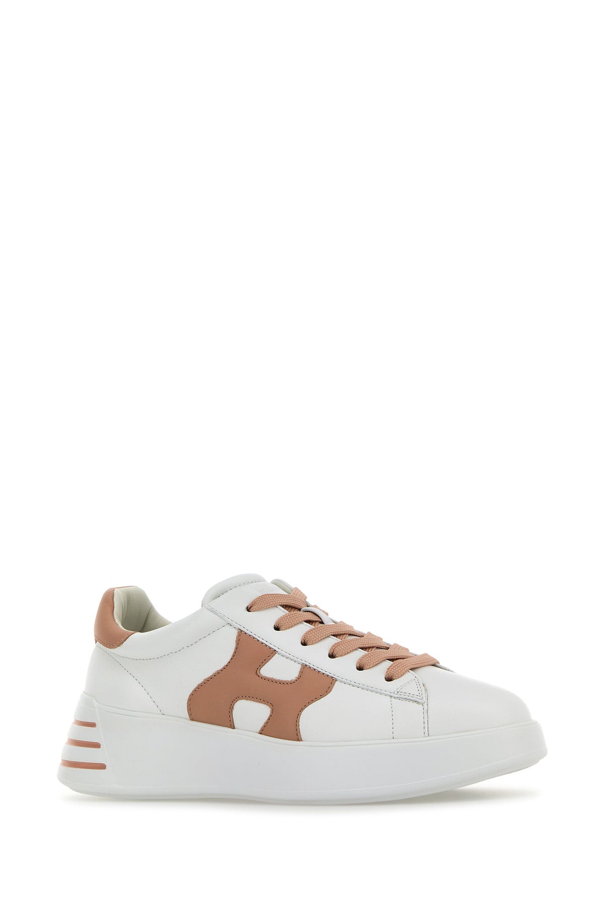 Hogan Sneakers Hogan Rebel in nappa bianca, view 2