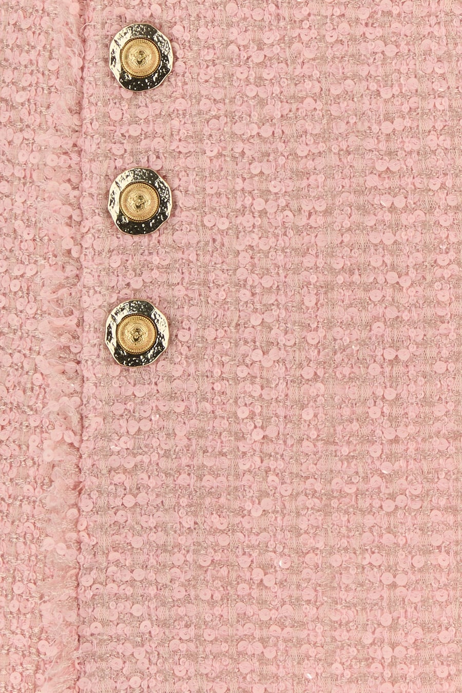 Balmain Gonna in tweed rosa, view 5