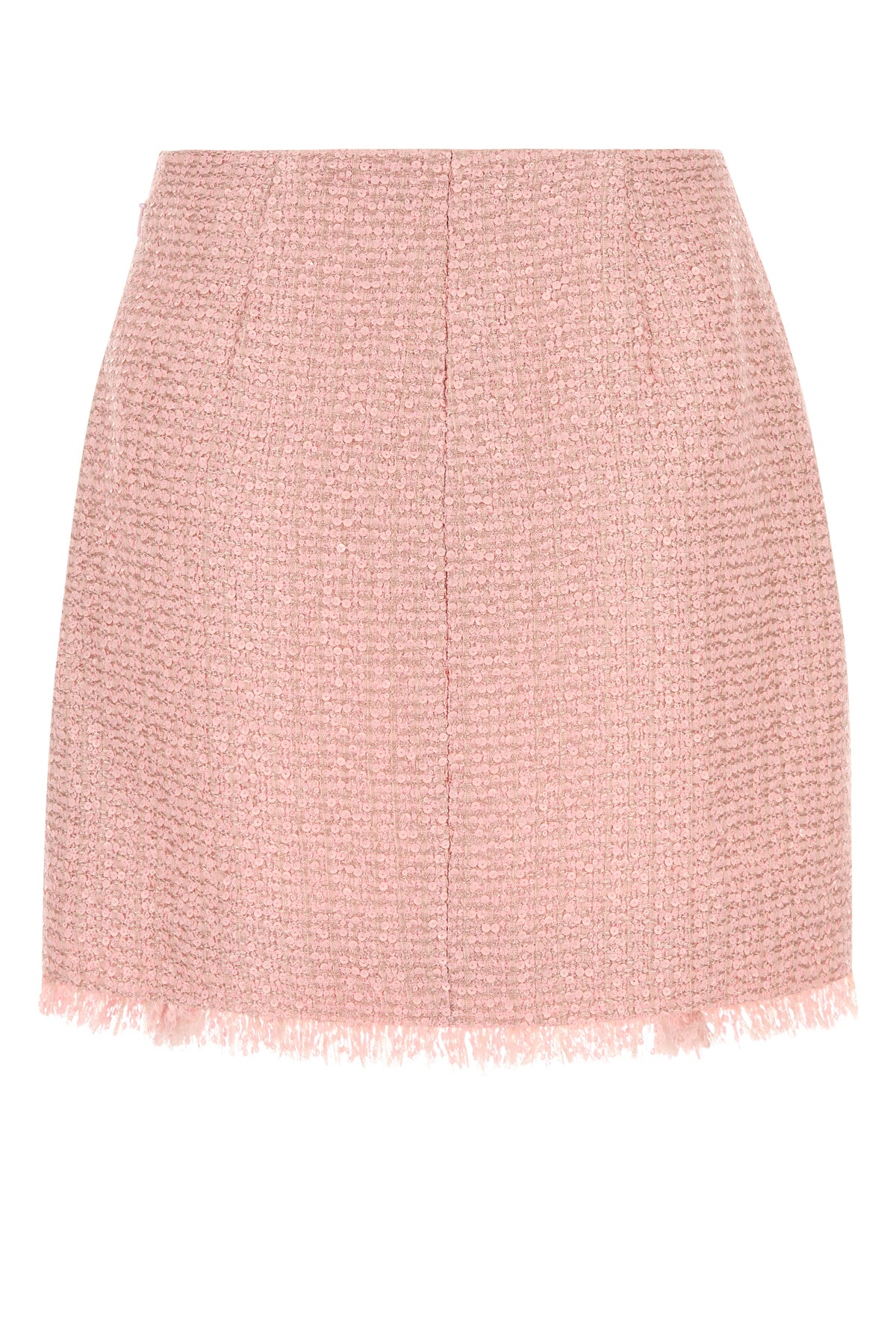 Balmain Gonna in tweed rosa, view 2