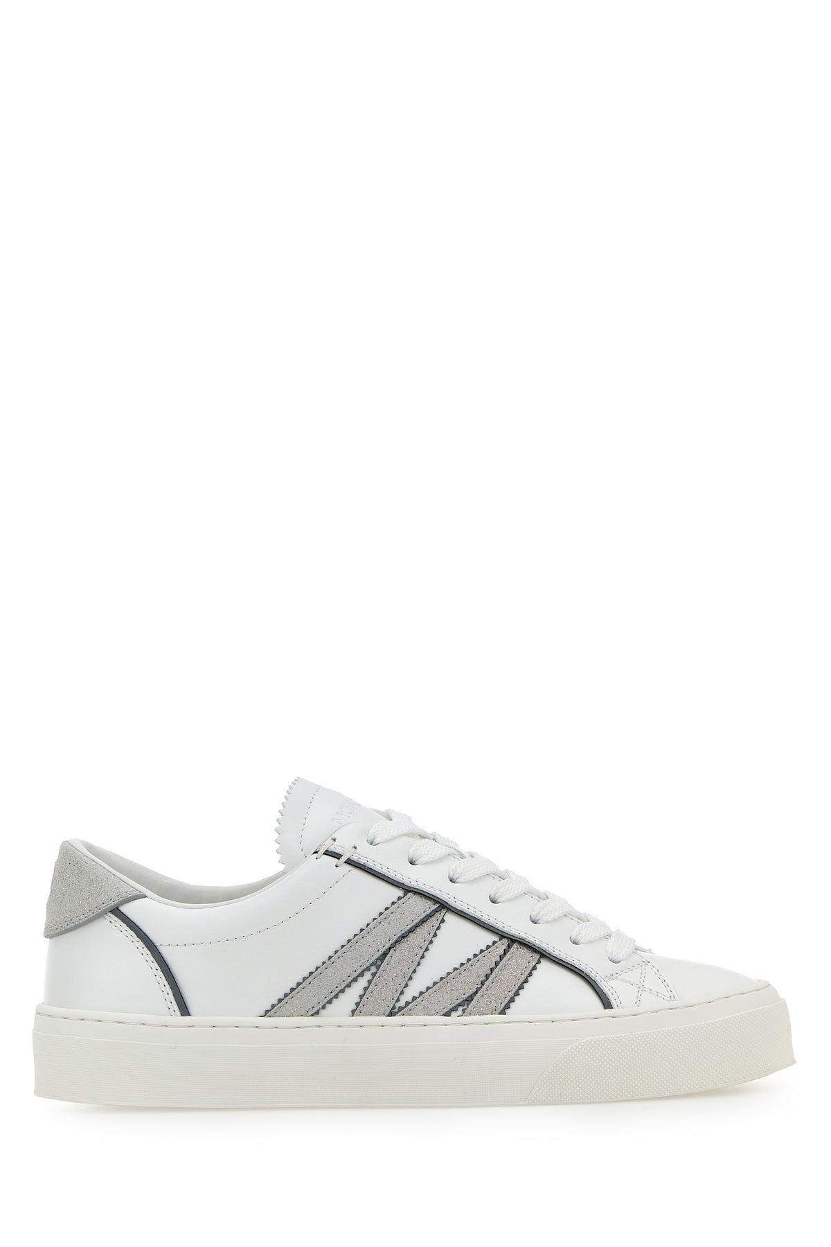 Moncler Sneakers Monaco2 in pelle bianca