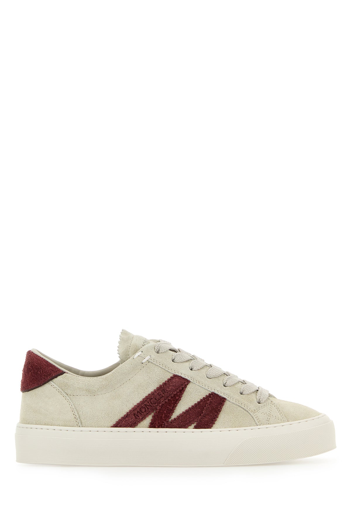 Moncler Sneakers Monaco2 in pelle scamosciata sabbia