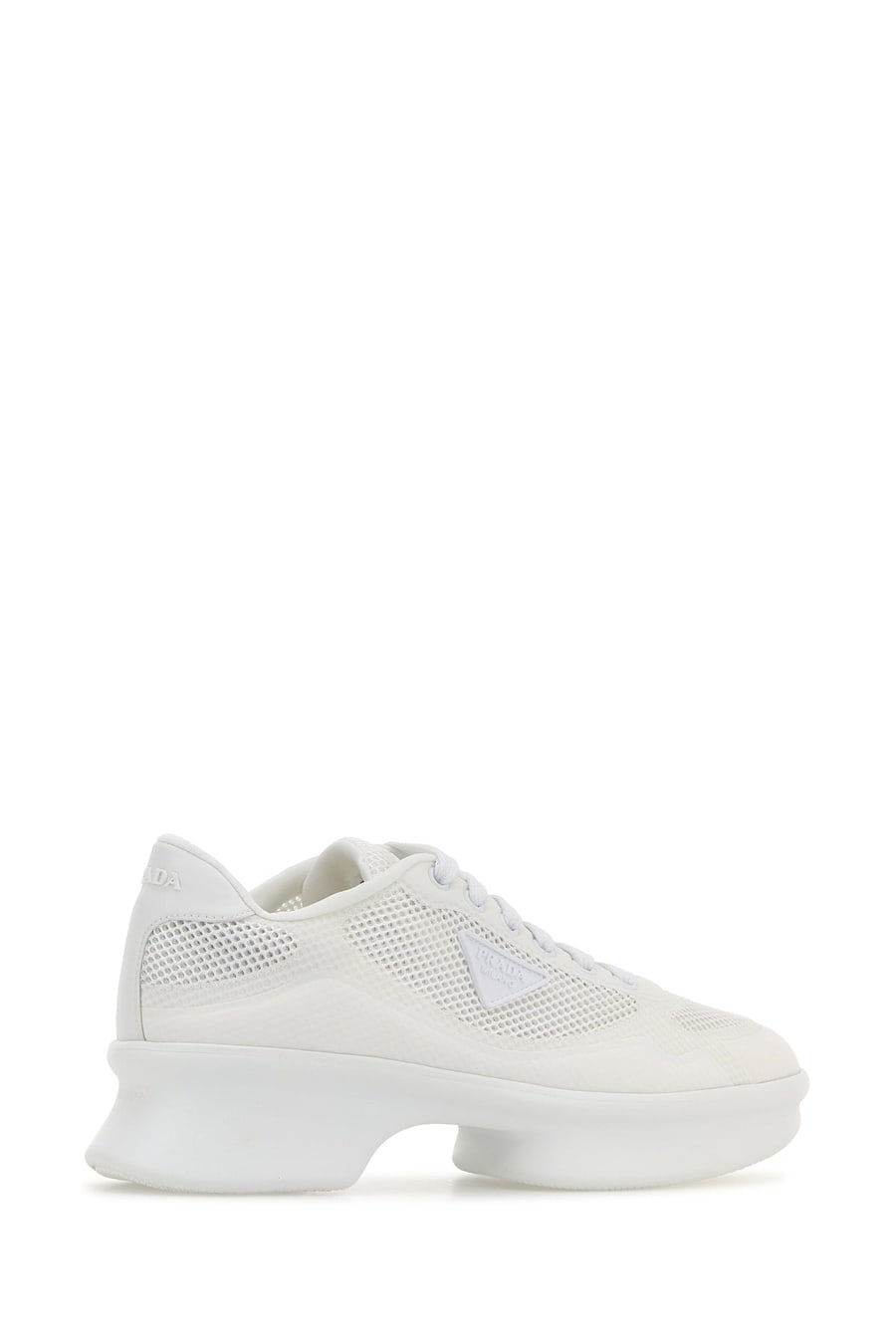 Prada Sneakers in rete bianca, view 3