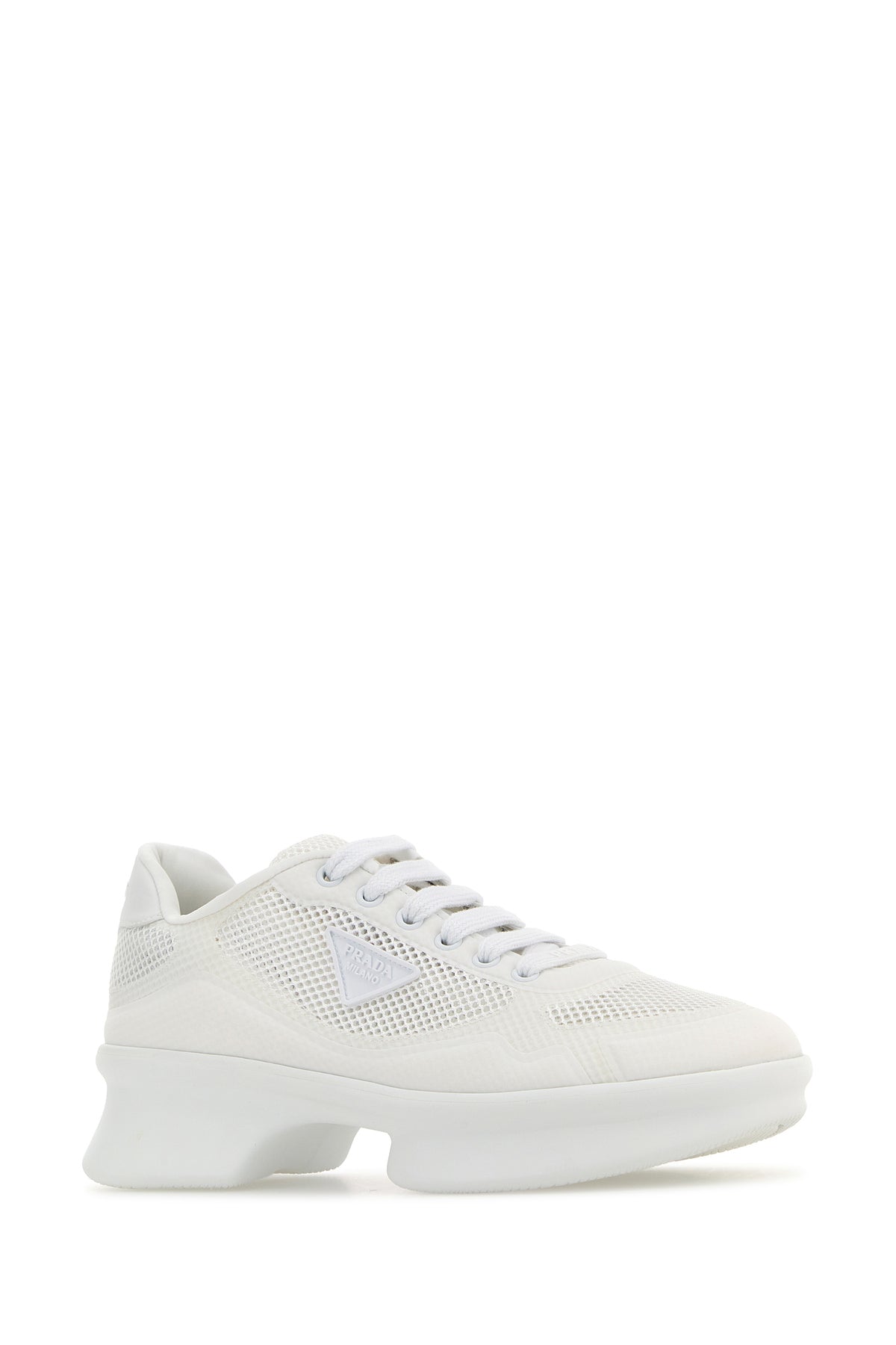 Prada Sneakers in rete bianca, view 2