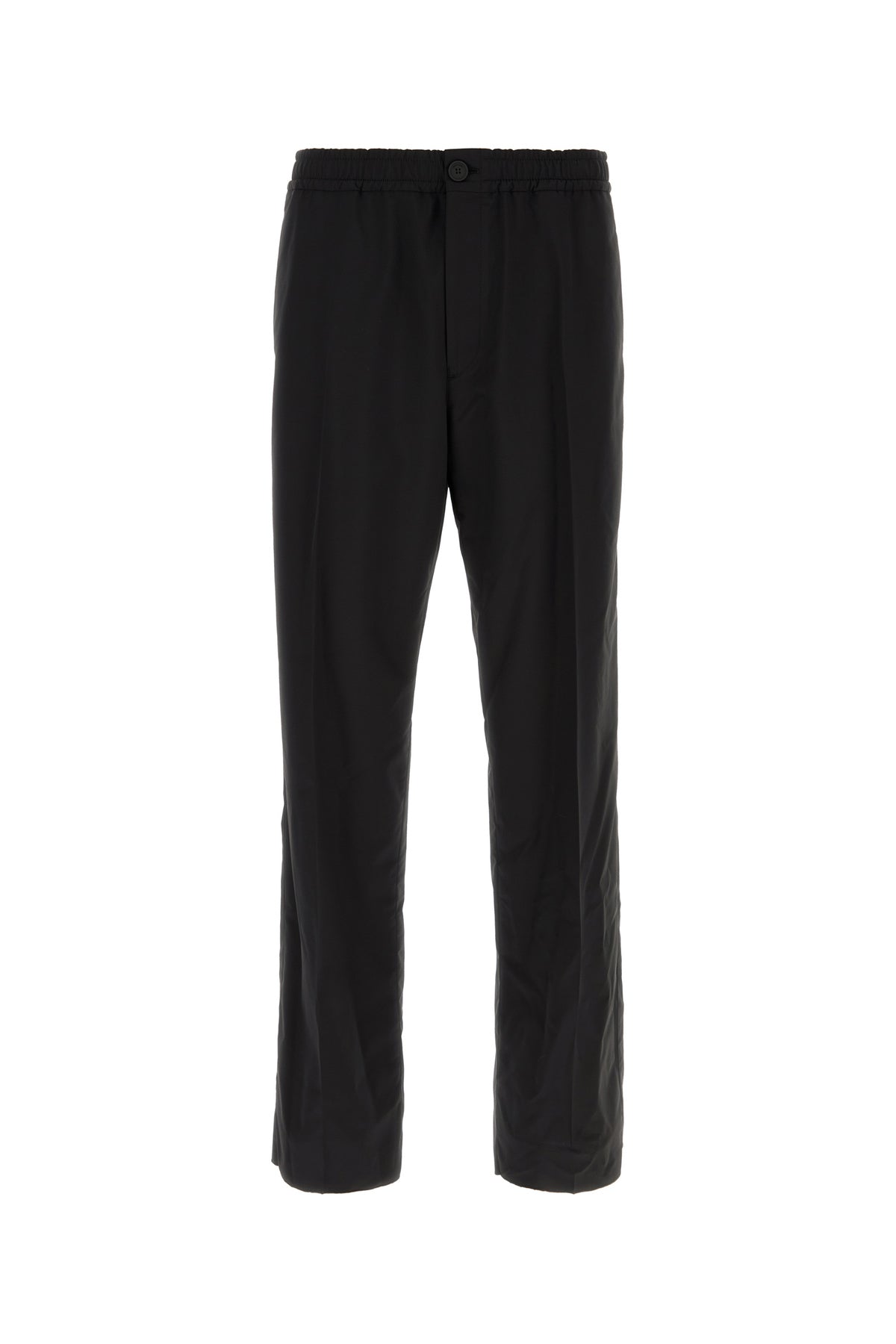 Ferragamo Pantalone in misto lana nera