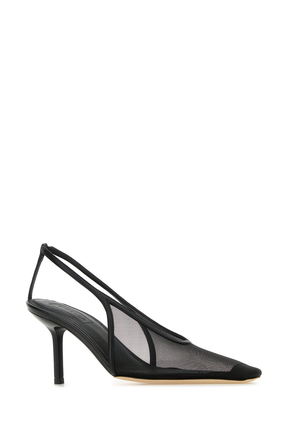 ARMARIUM Scarpe con tacco Evelina in rete nera, view 2