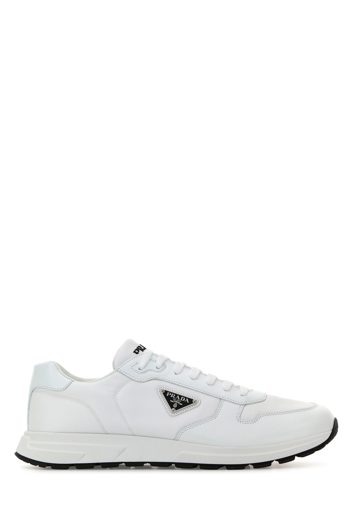 Prada Sneakers Prax 2.0 bianche in nylon e pelle