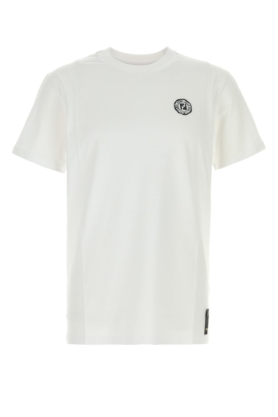 Fendi T-shirt in cotone bianco