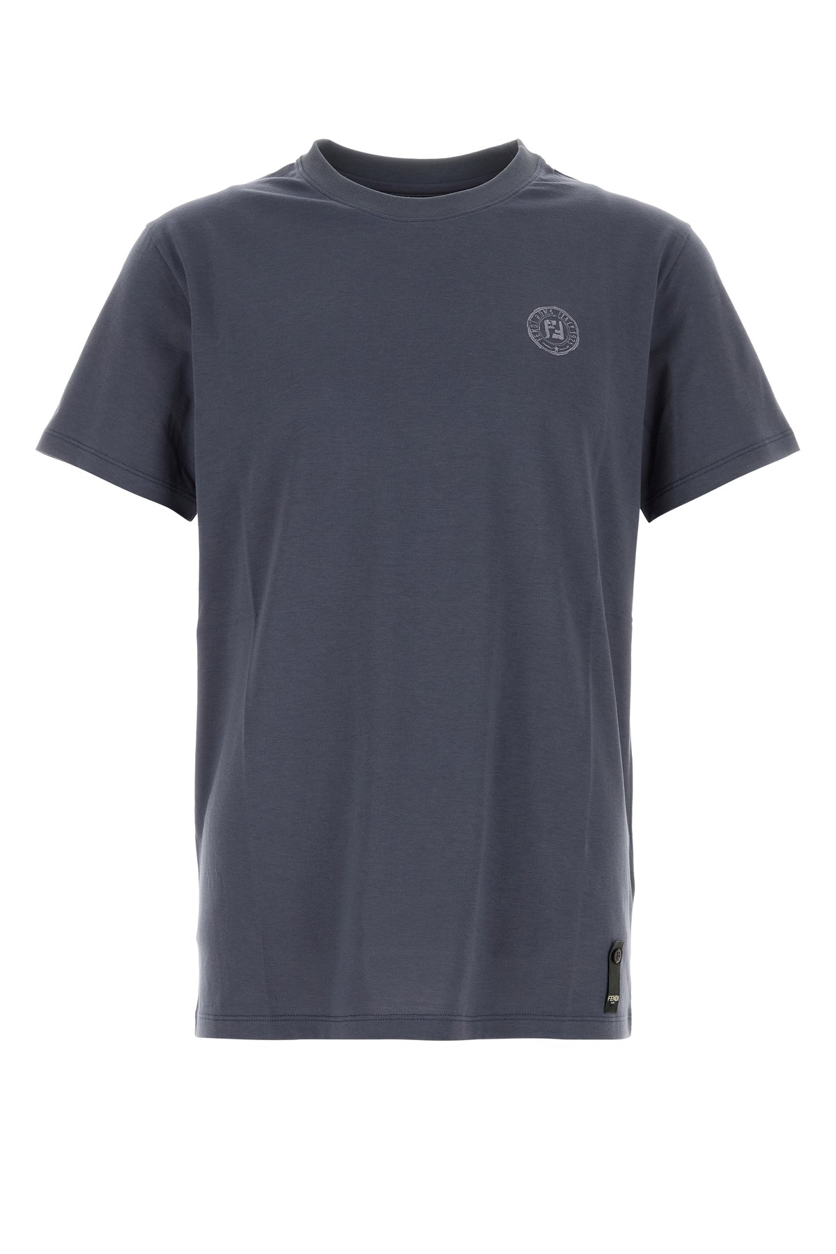 Fendi T-shirt in cotone avio