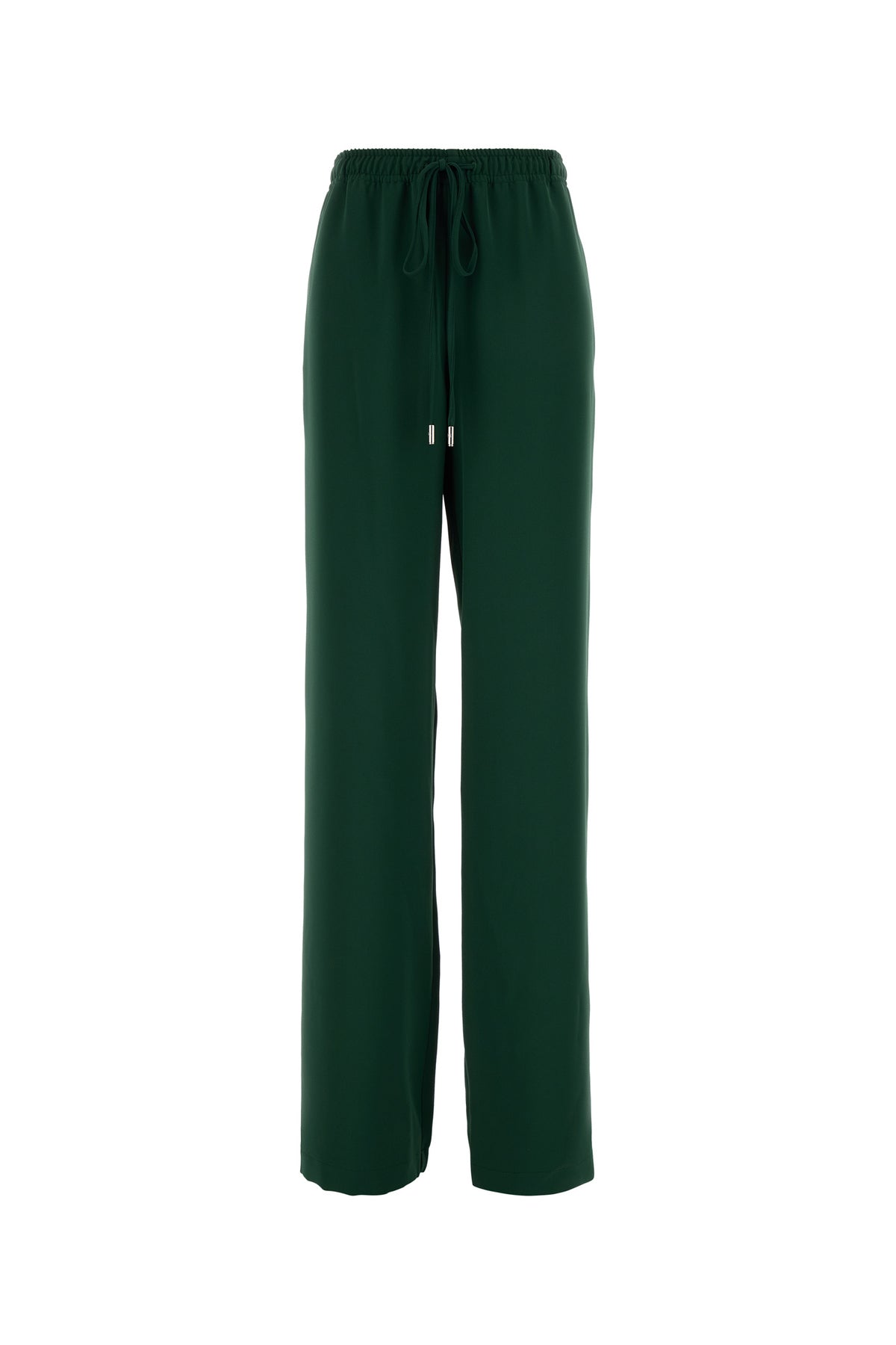 ERMANNO SCERVINO Pantalone in poliestere verde scuro