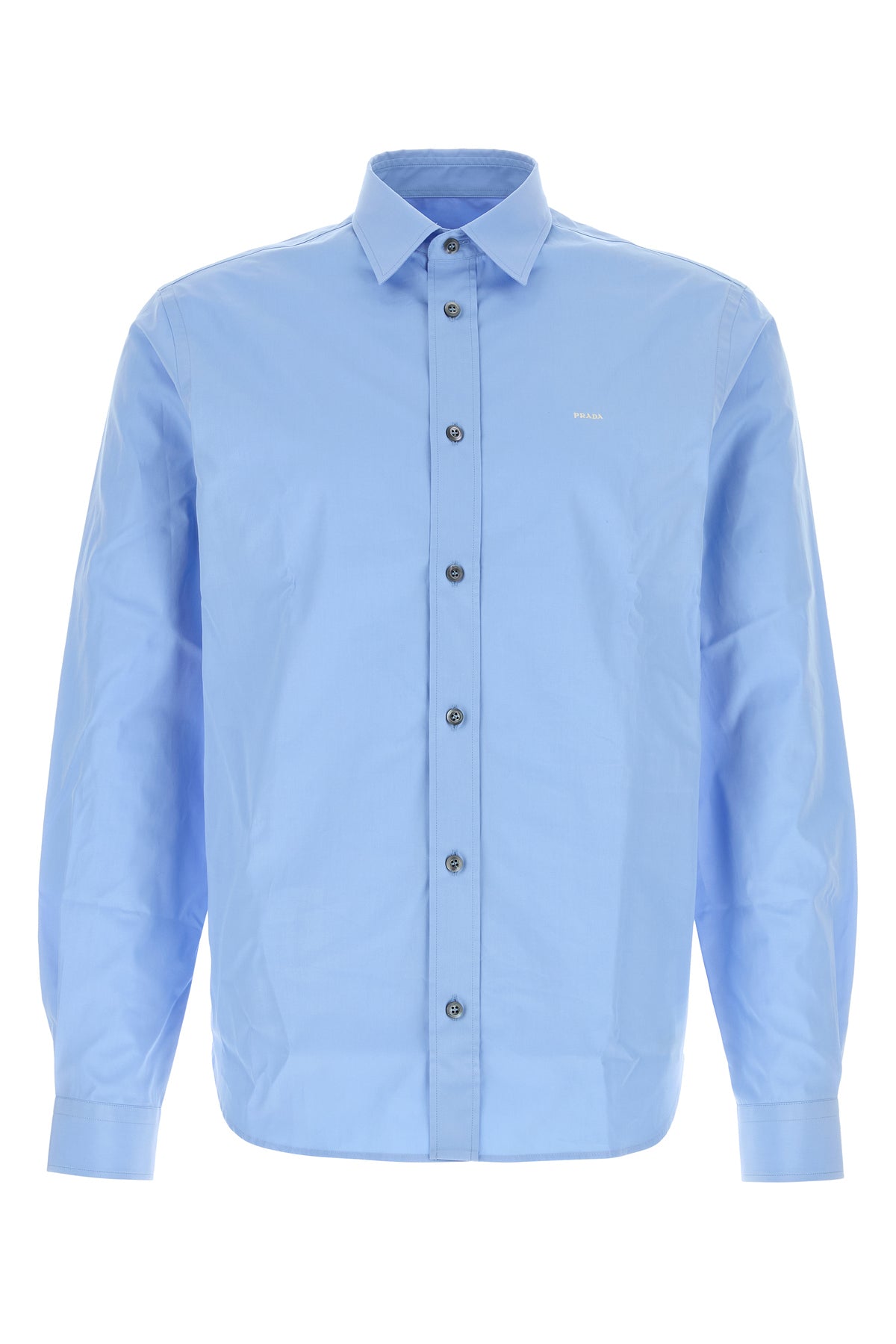Prada Camicia in popeline ceruleo