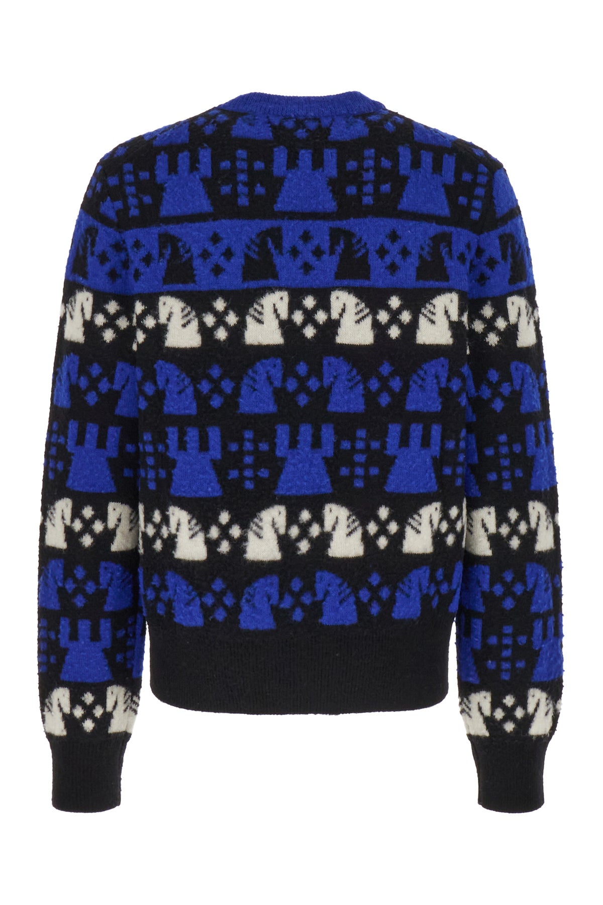 Burberry Maglione in misto lana ricamata, view 2