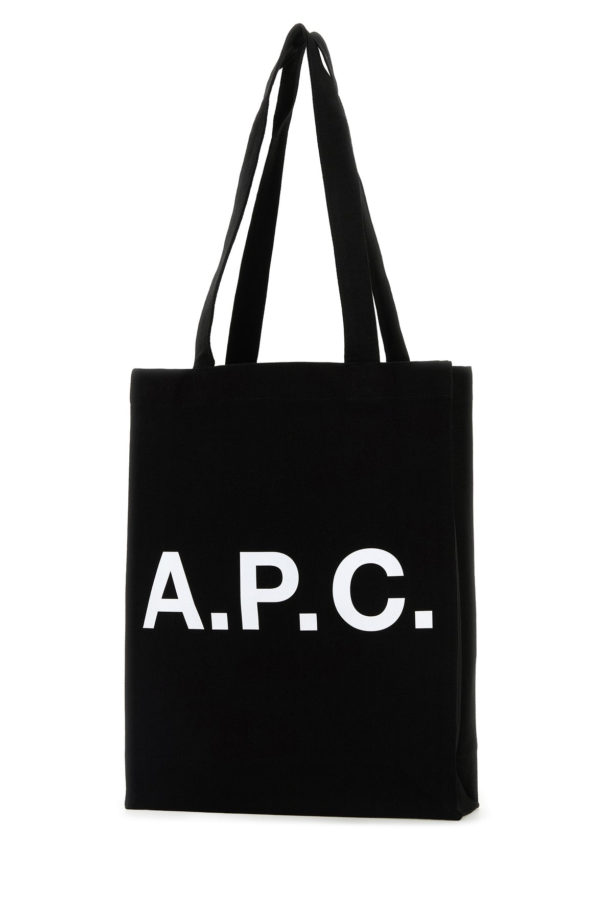 A.P.C. Borsa shopping Lou in tela nera, view 2