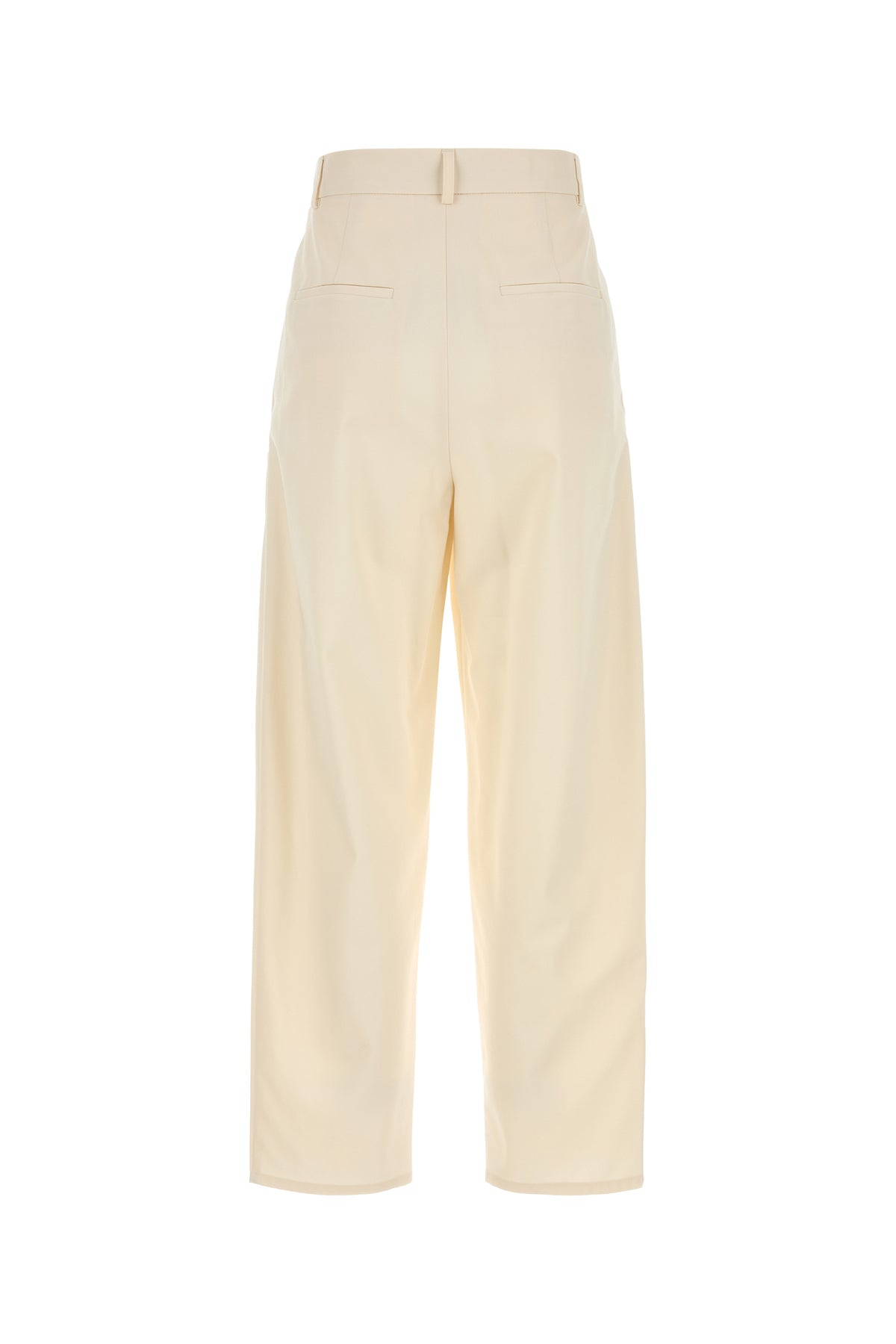 Max Mara Pantalone Duomo in cotone avorio, view 2