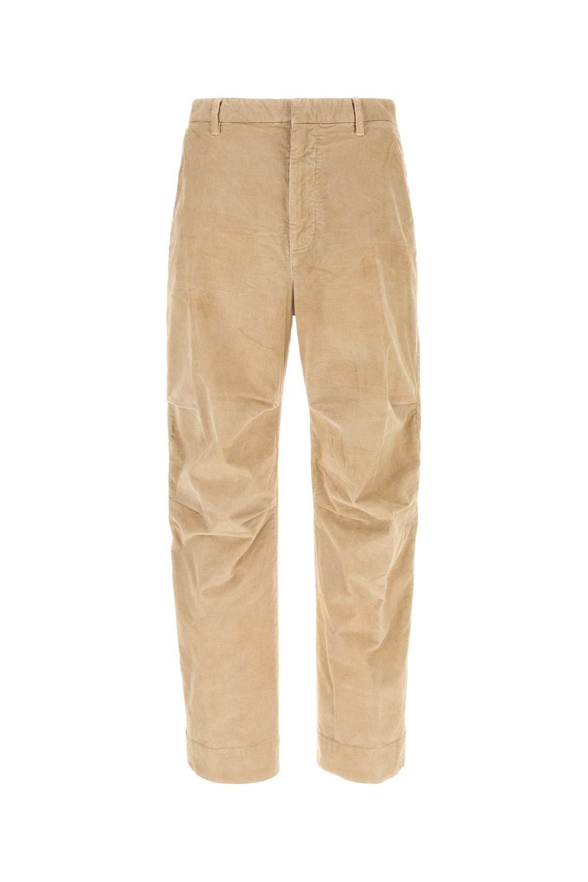 Dsquared2 Pantalone in velluto a coste stretch beige
