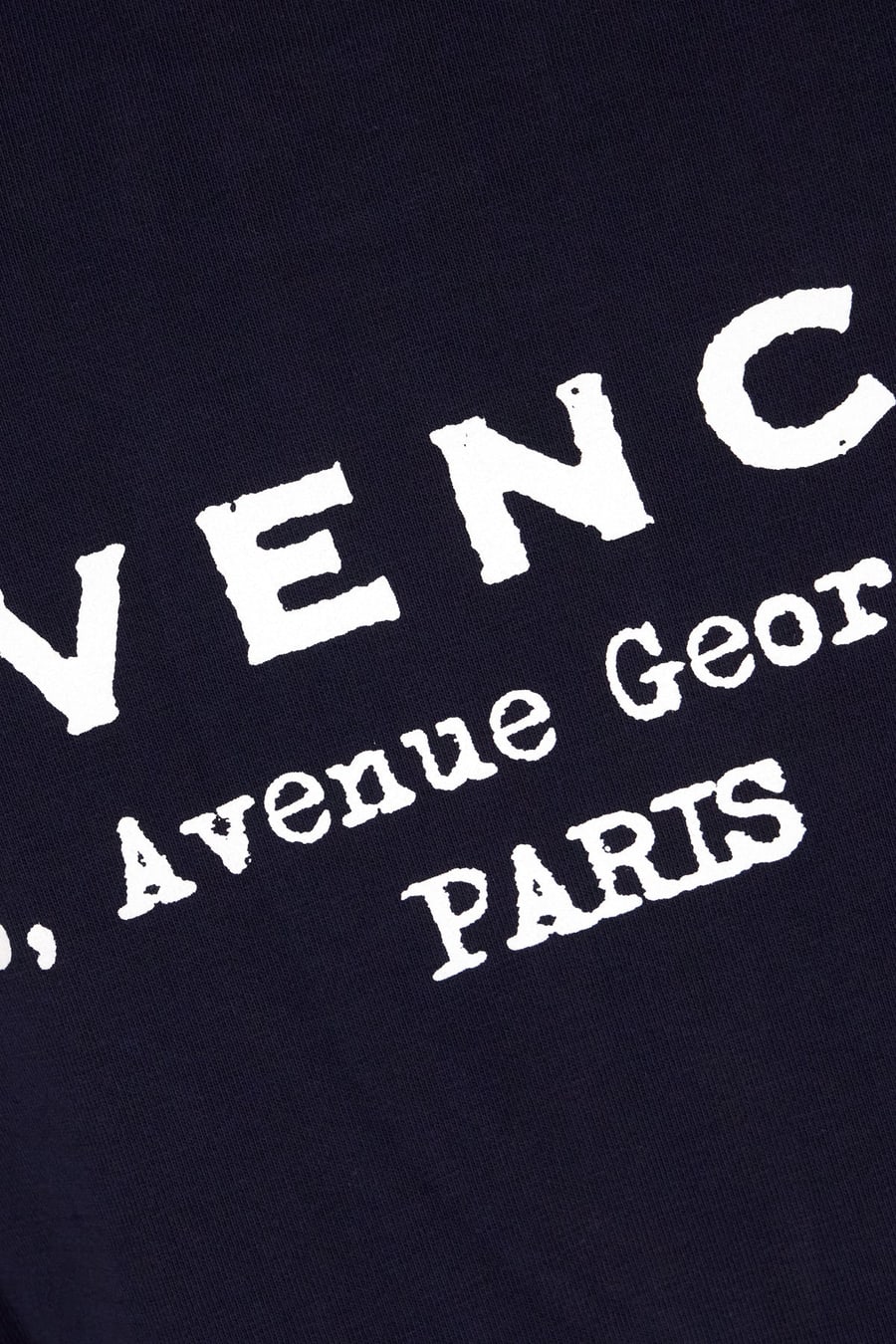 Givenchy T-shirt in cotone blu scuro, view 3
