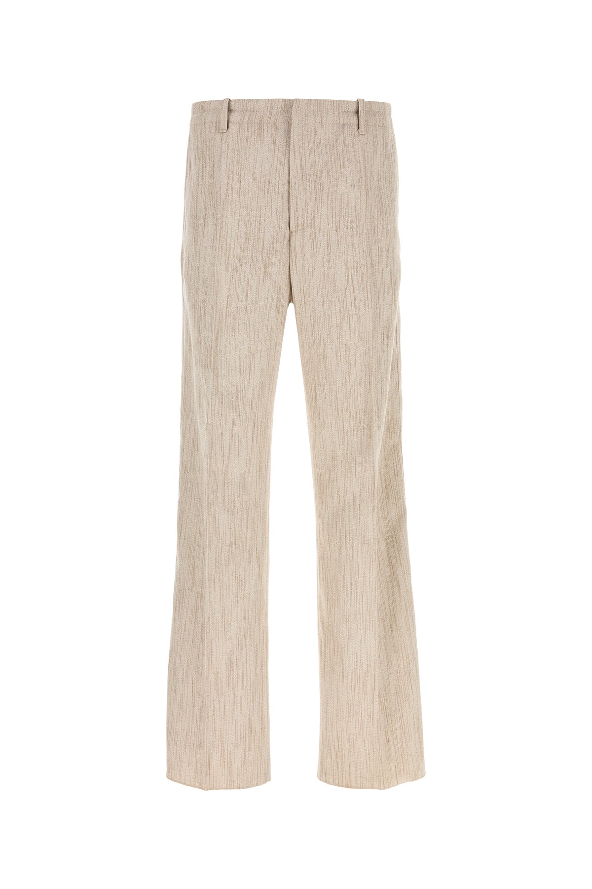 Bottega Veneta Pantalone in misto viscosa sabbia melangé