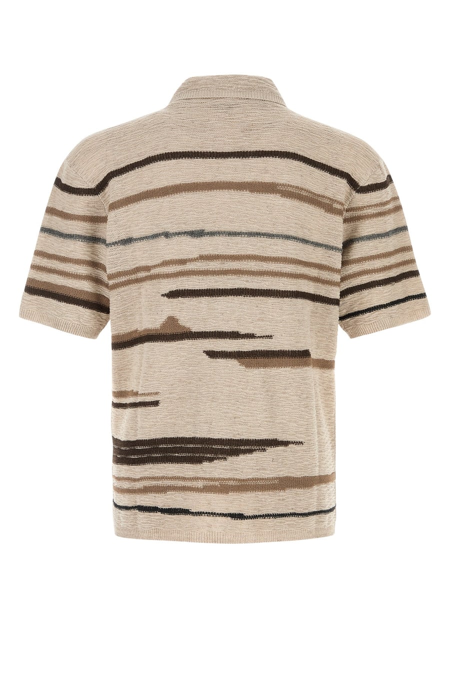 Bottega Veneta Polo in misto cotone ricamato, view 2