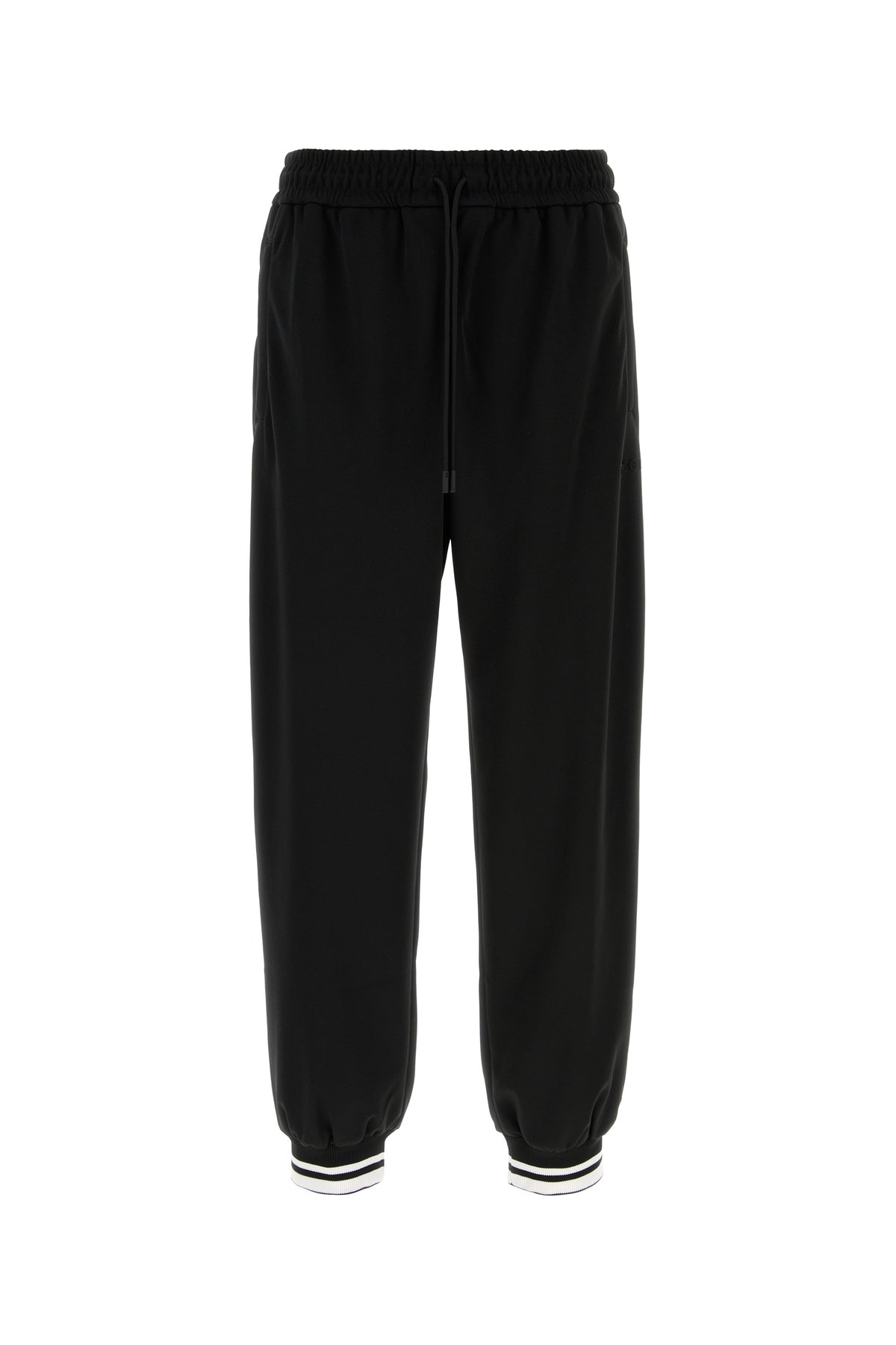 Gucci Pantalone jogging in poliestere nero