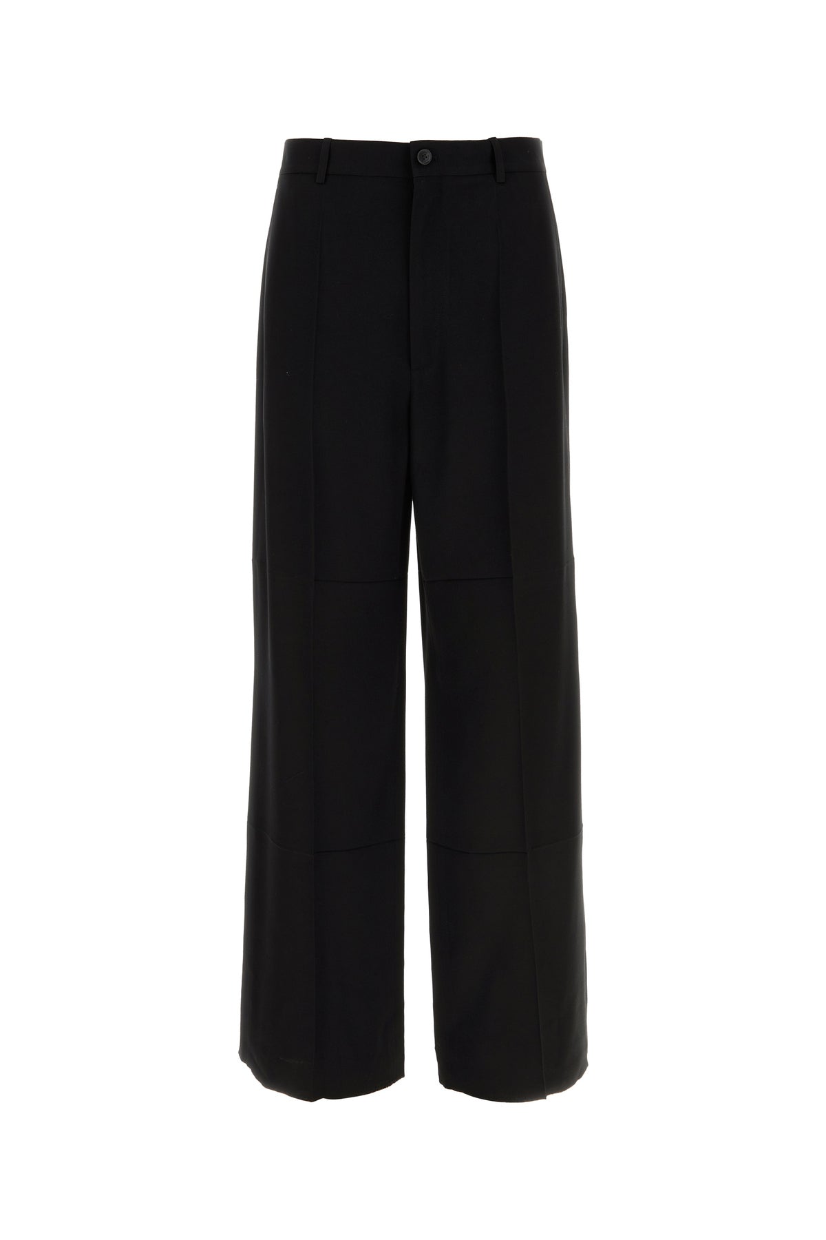 Balenciaga Pantalone dalla gamba ampia in twill nero