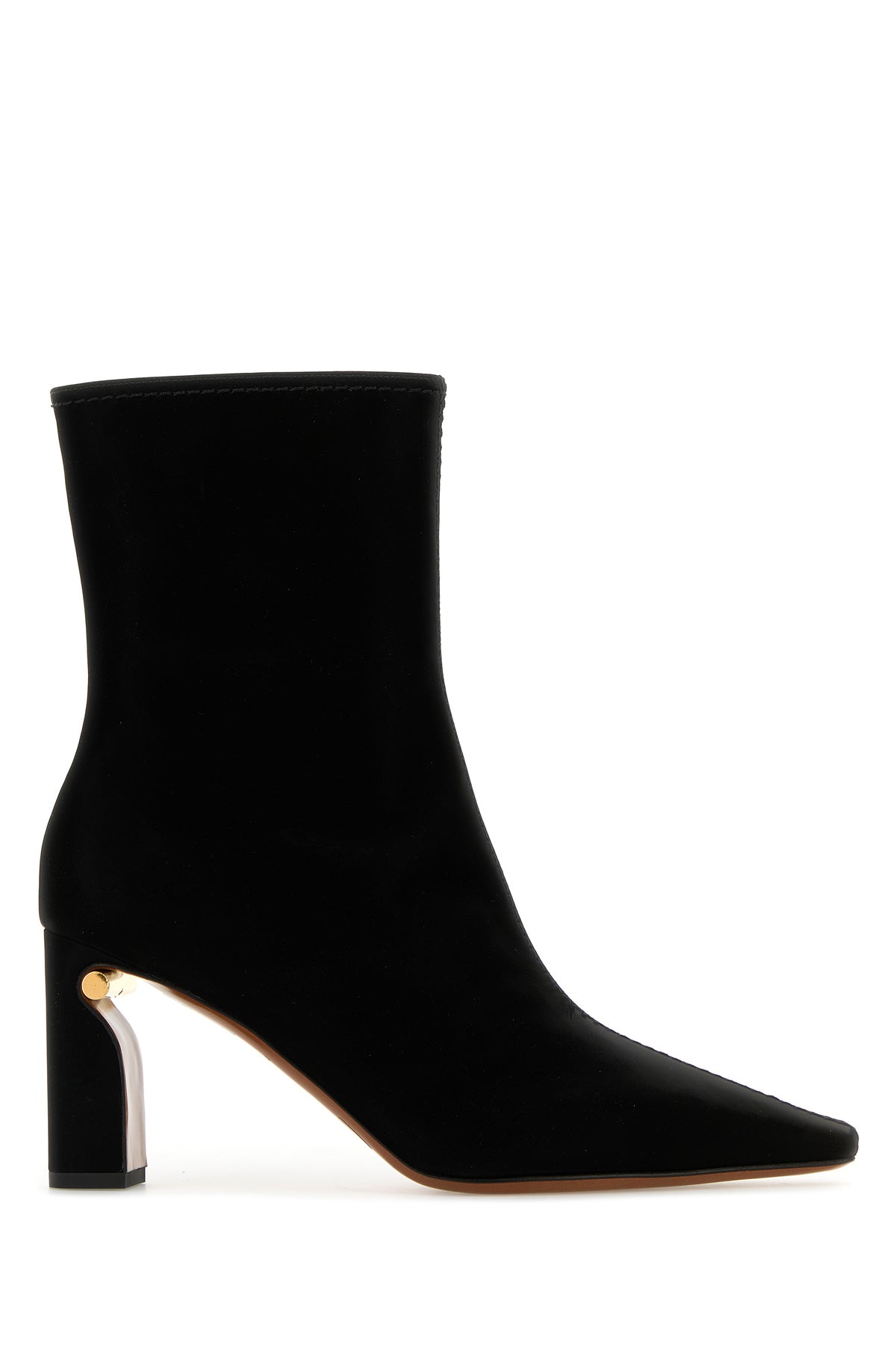 Alexander McQueen Stivaletti in tessuto nero
