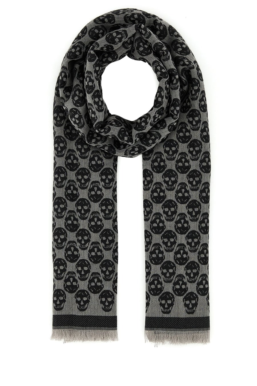 Alexander McQueen Foulard in misto lana ricamata