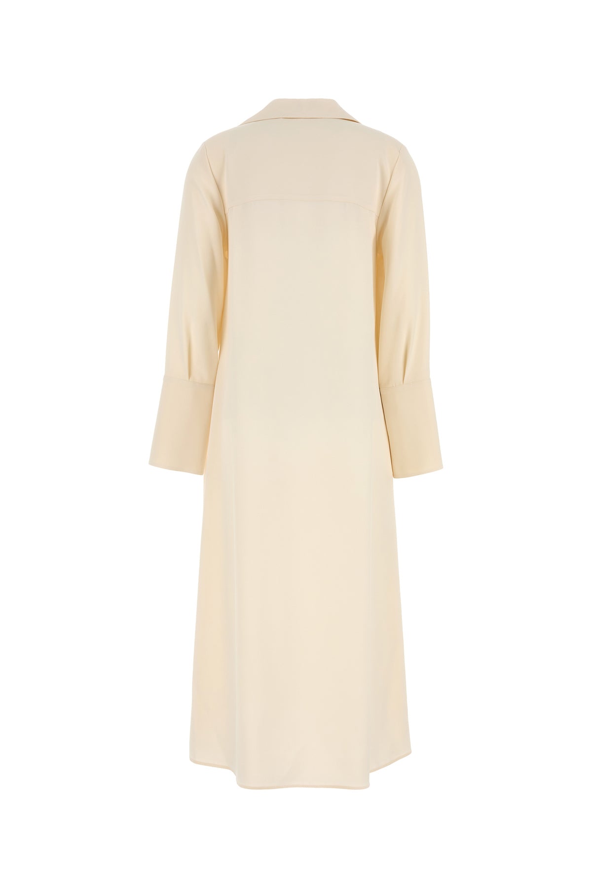 Max Mara Abito Ossola in seta stretch crema, view 2