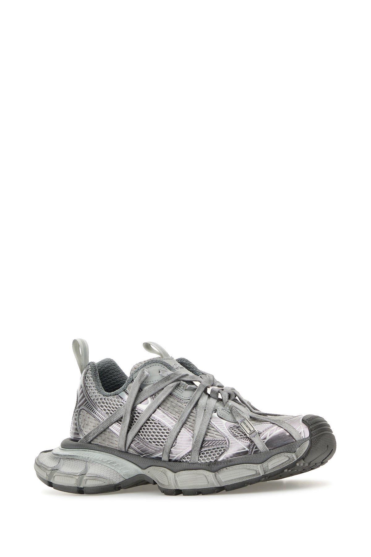 Balenciaga Sneakers 3XL Extreme grigie in rete e gomma, view 2