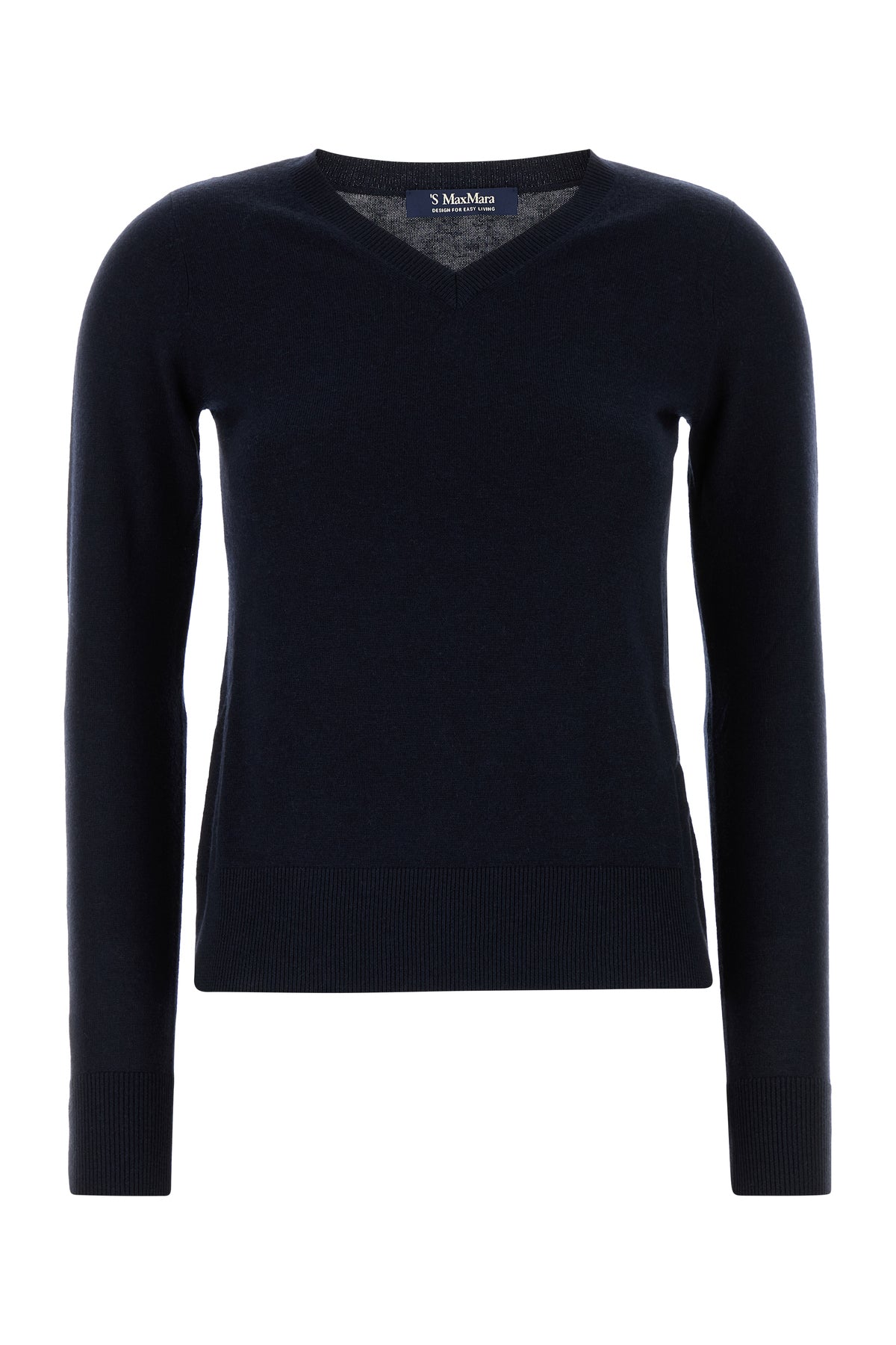 Max Mara Maglione Idoneo in lana blu notte