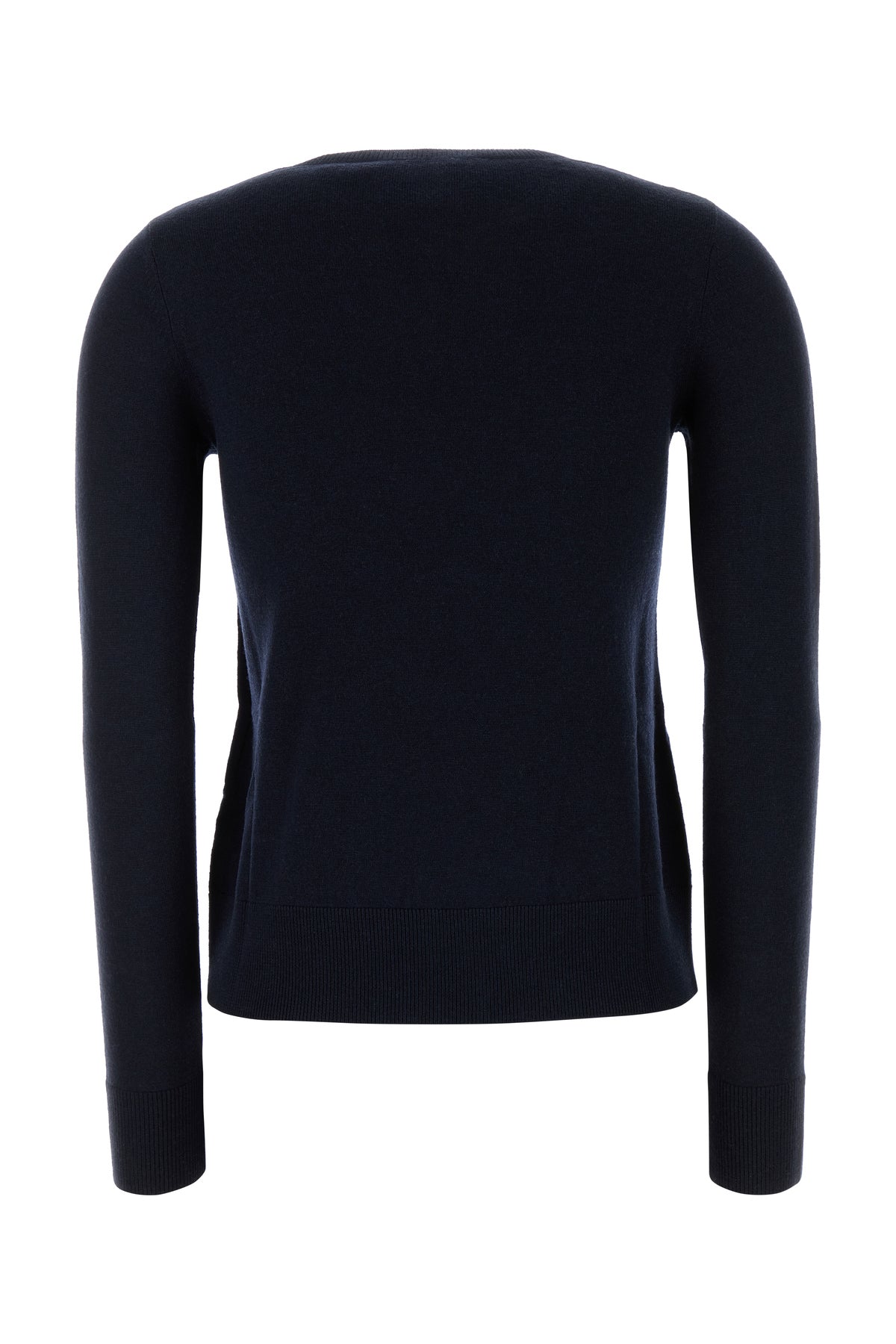 Max Mara Maglione Idoneo in lana blu notte, view 2
