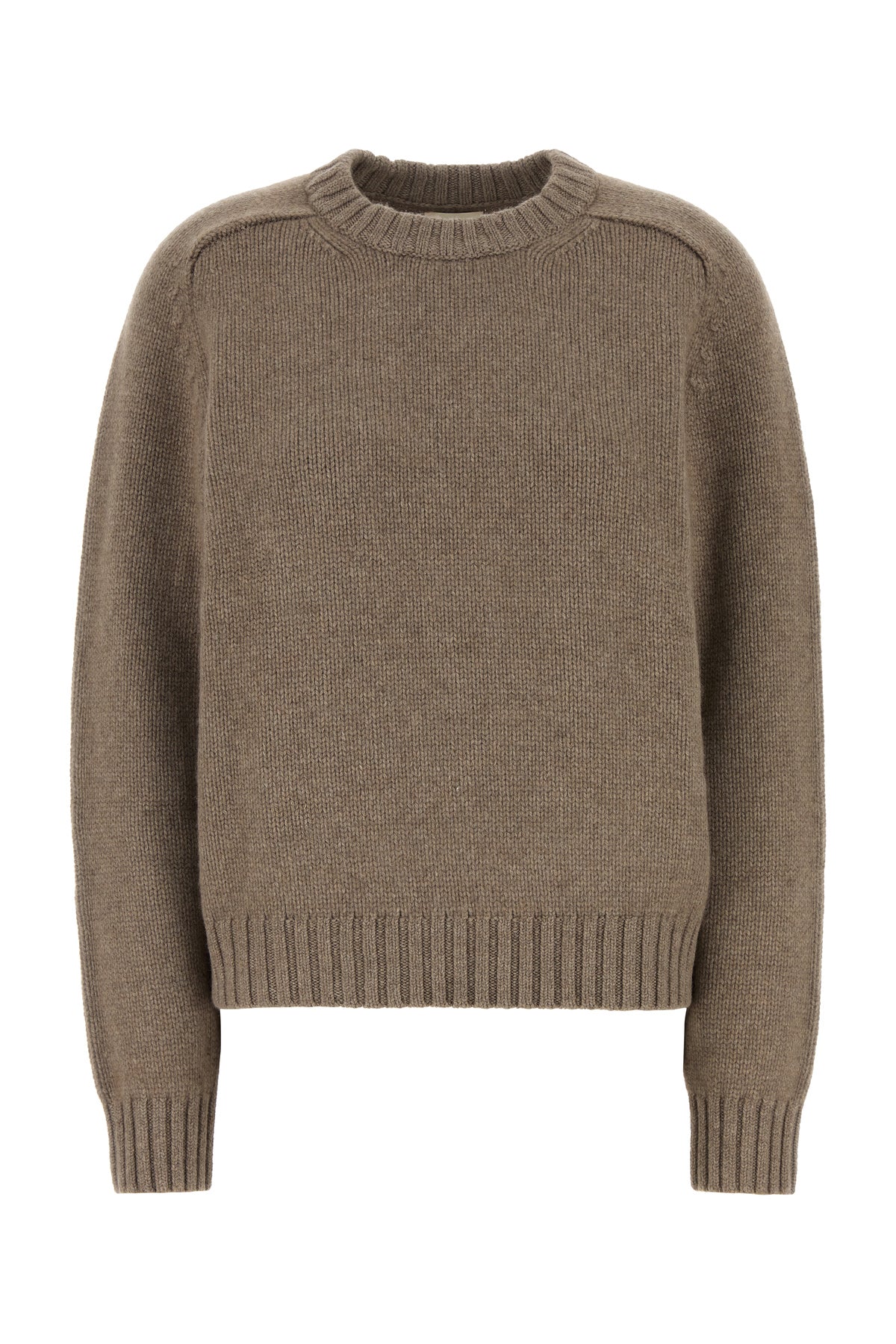 KHAITE Maglione Mae in cashmere fango