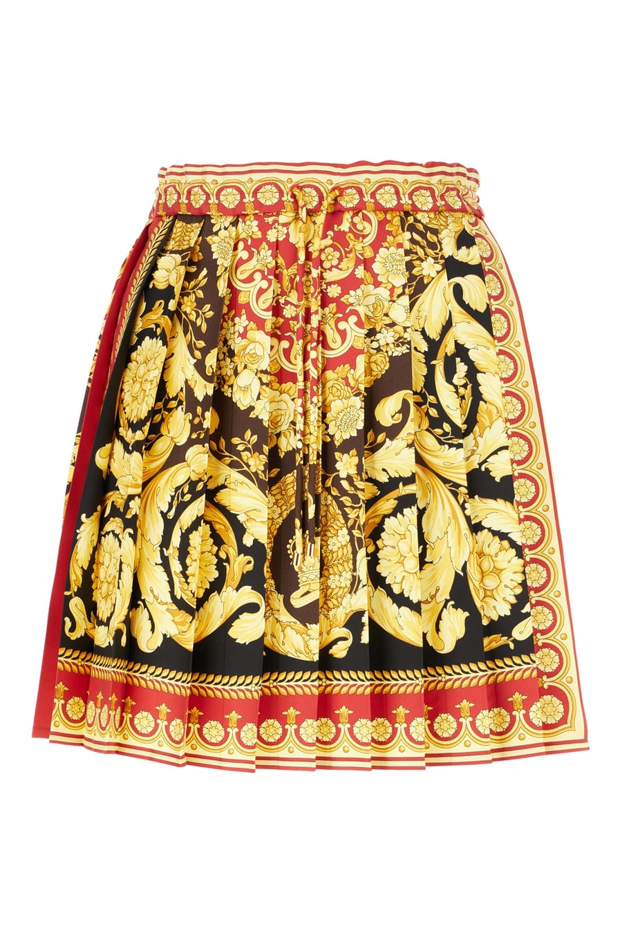 Versace Minigonna in seta stampata