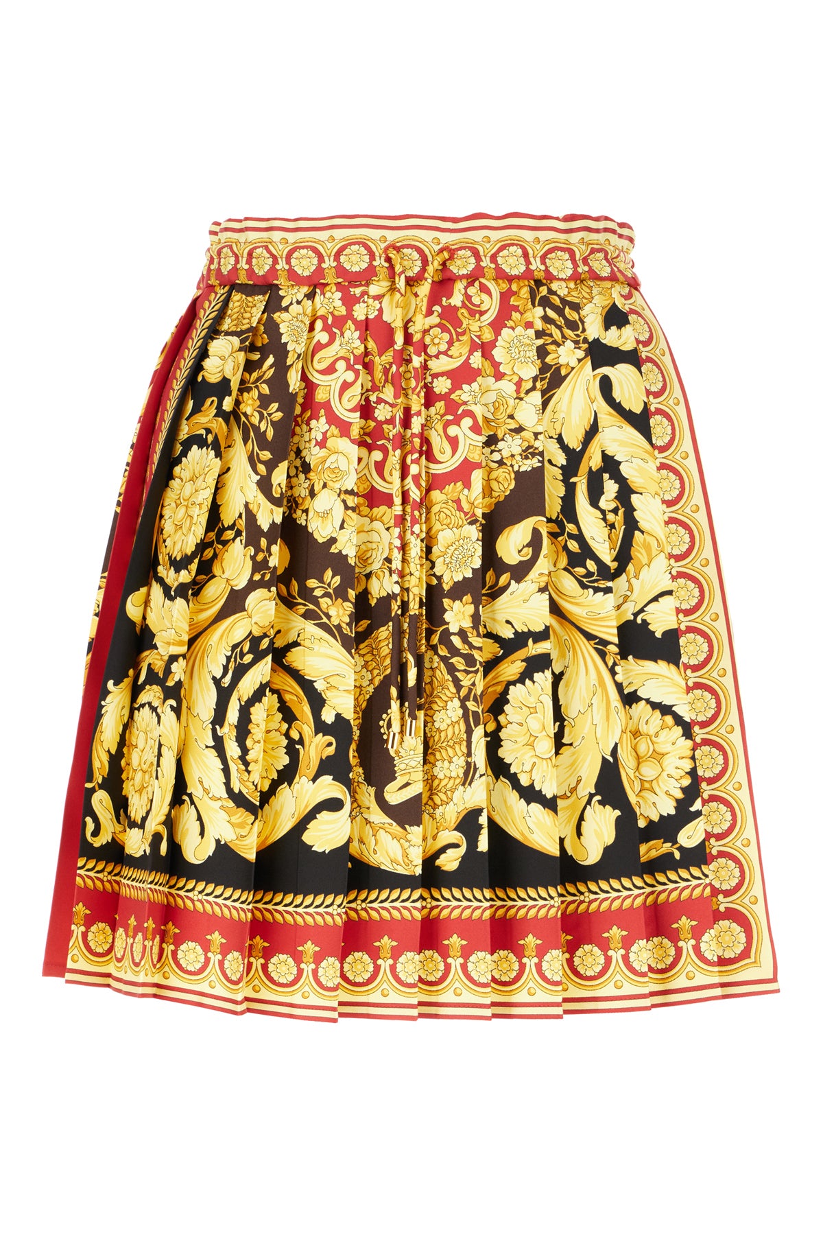 Versace Minigonna in seta stampata