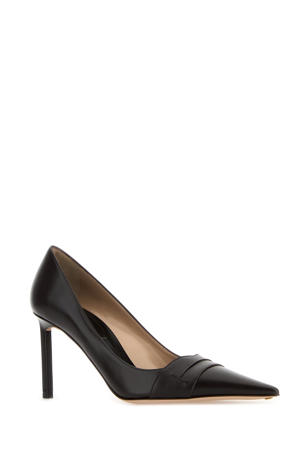 Tom Ford Scarpe con tacco in pelle testa da moro, view 2