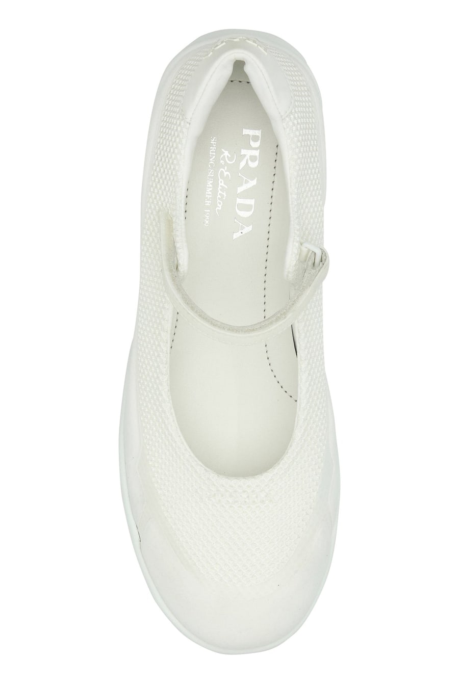 Prada Ballerine in rete bianca, view 4