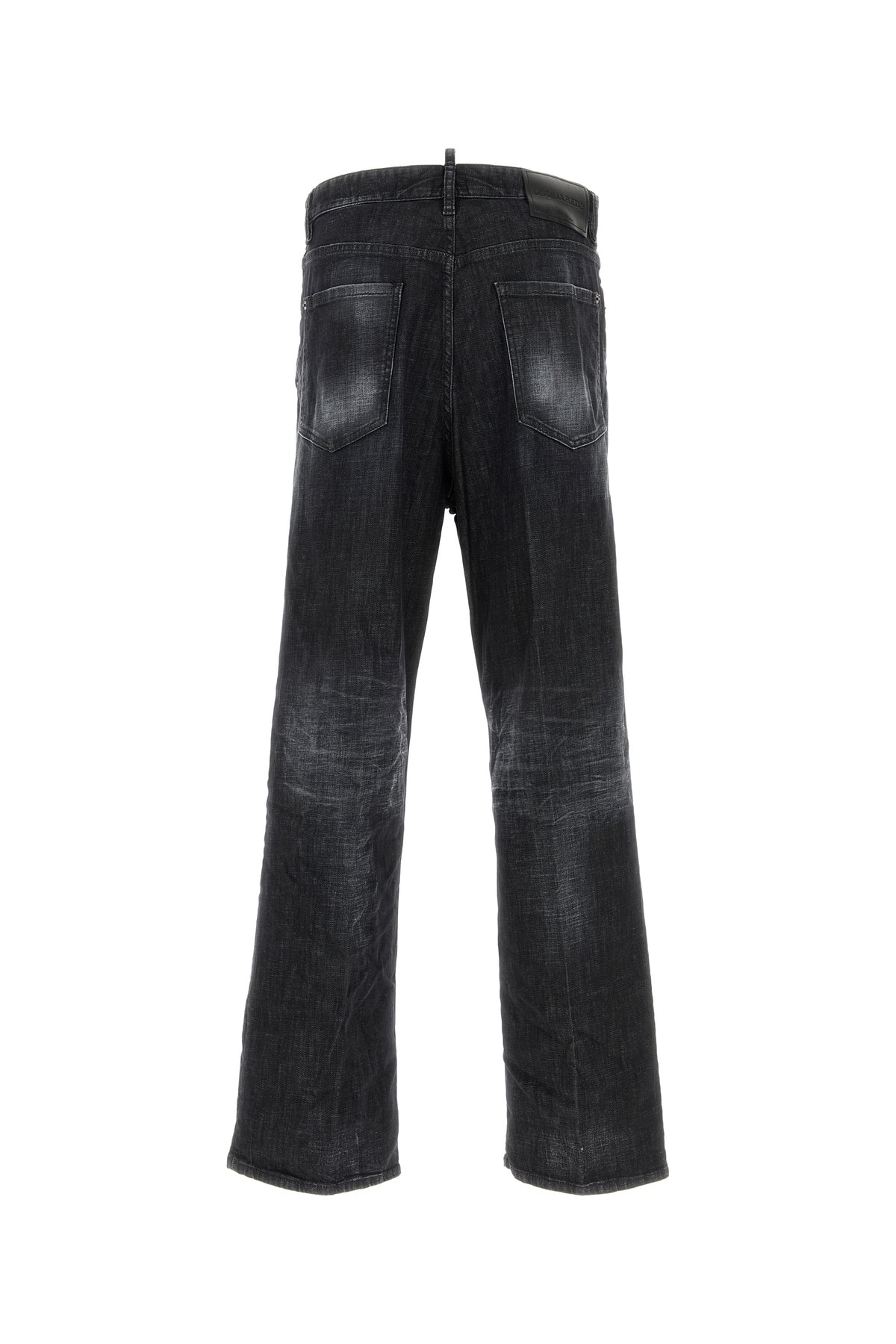Dsquared2 Jeans Loose in denim stretch nero, view 2