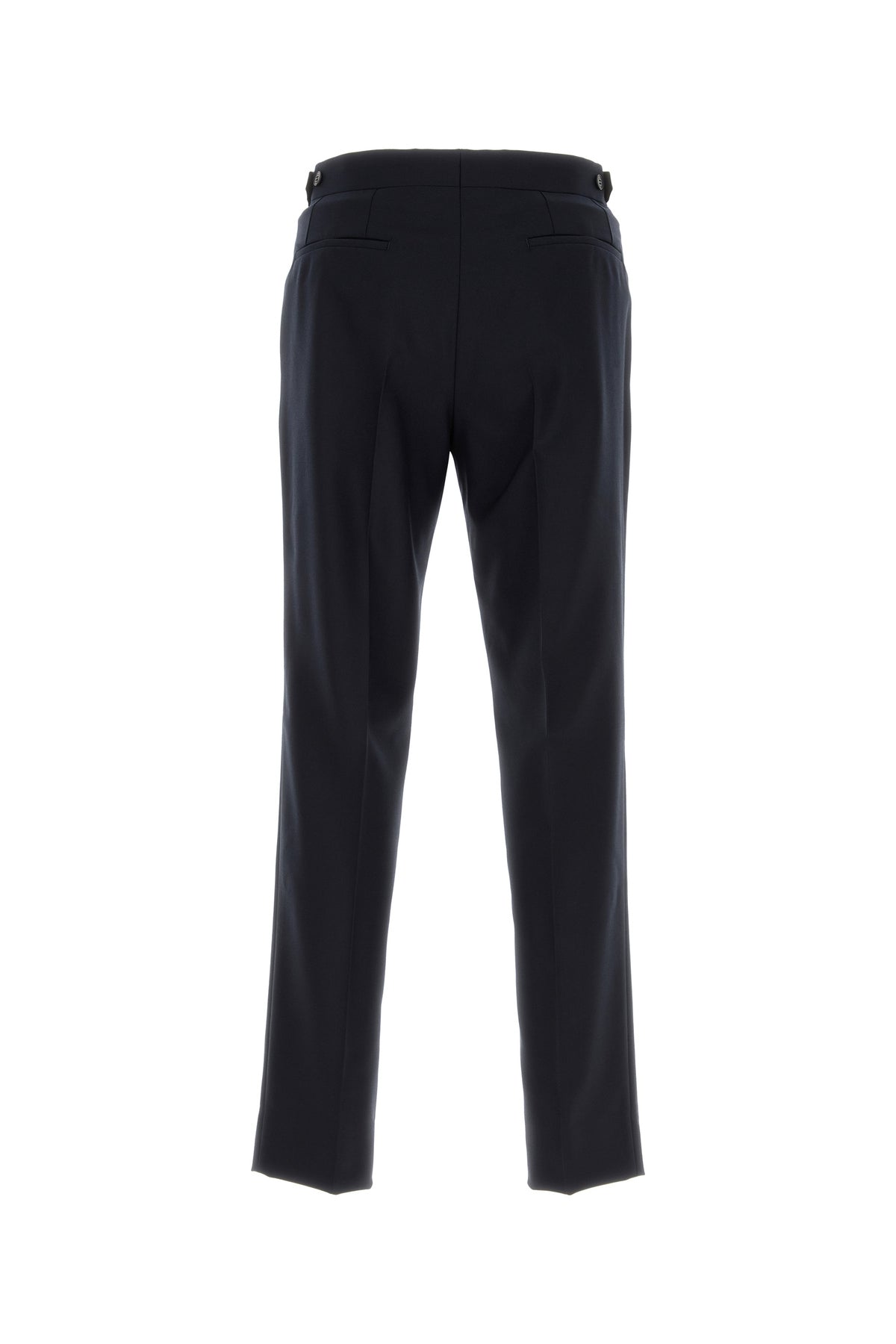 BRIONI Pantalone in lana blu notte, view 2